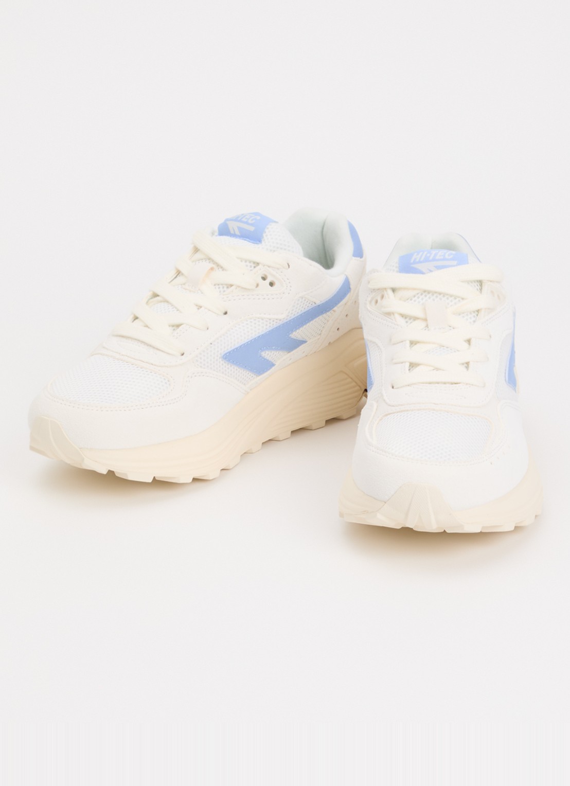 Hi-Tec HTS Shadow RGS sneaker van suède met details van mesh - detail 3 lichtblauw
