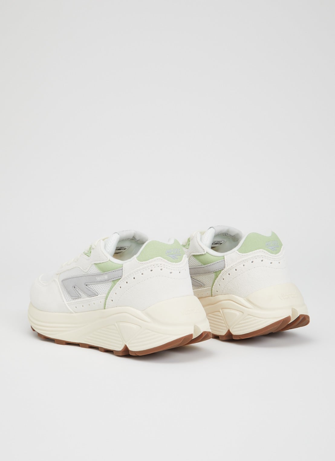 Hi-Tec HTS Shadow RGS sneaker van suède met details van mesh - achterkant 5 lichtgroen