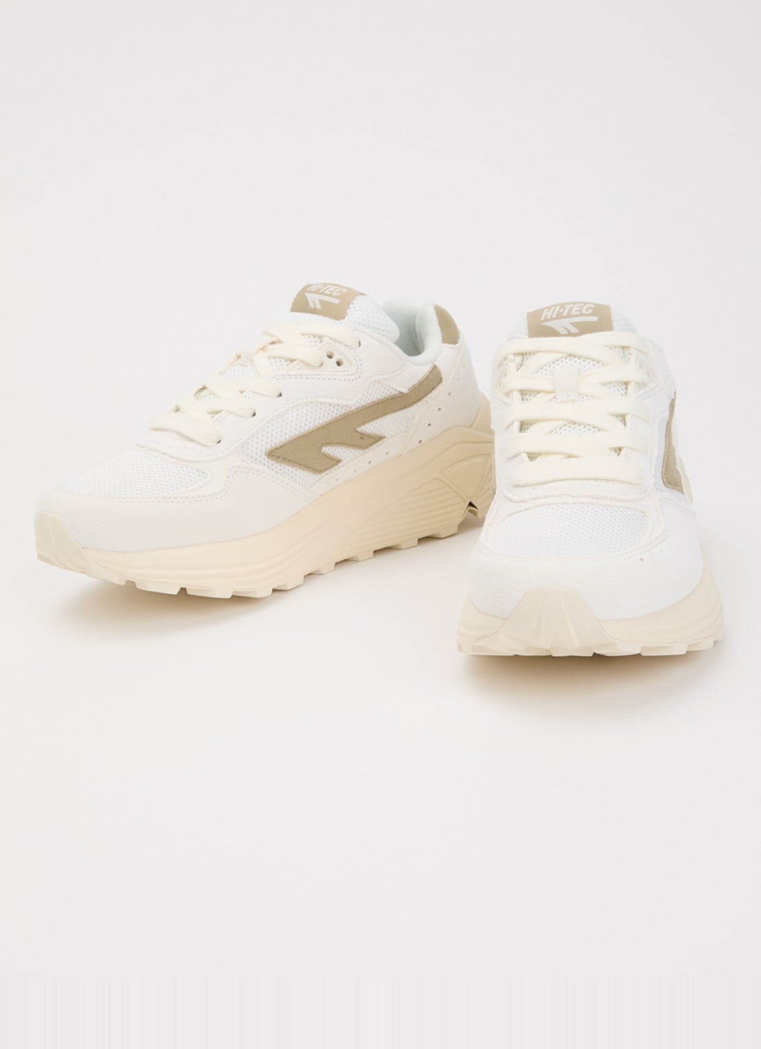 Hi-Tec HTS Shadow RGS sneaker van suède met details van mesh - detail 3 mosgroen