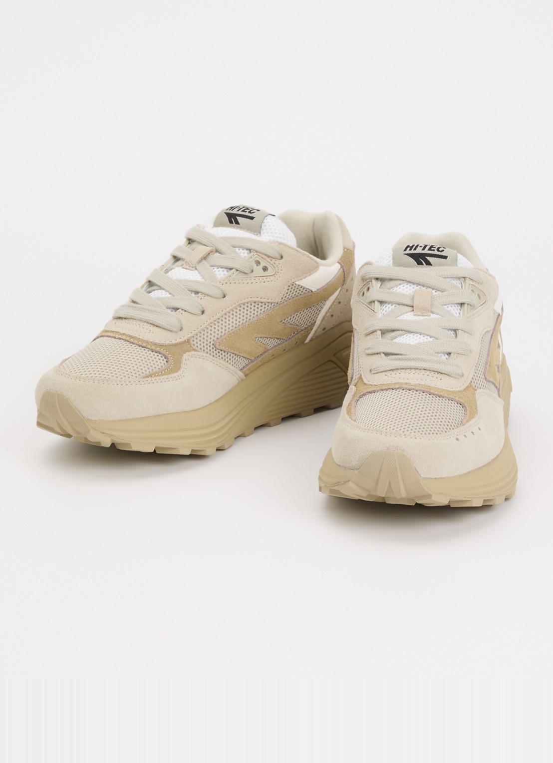 Hi-Tec HTS Shadow RGS sneaker van suède met details van mesh - detail 2 beige