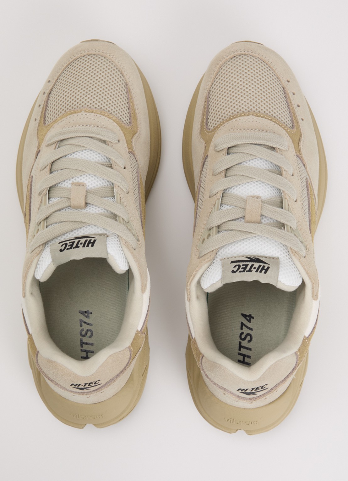 Hi-Tec HTS Shadow RGS sneaker van suède met details van mesh - detail 3 beige