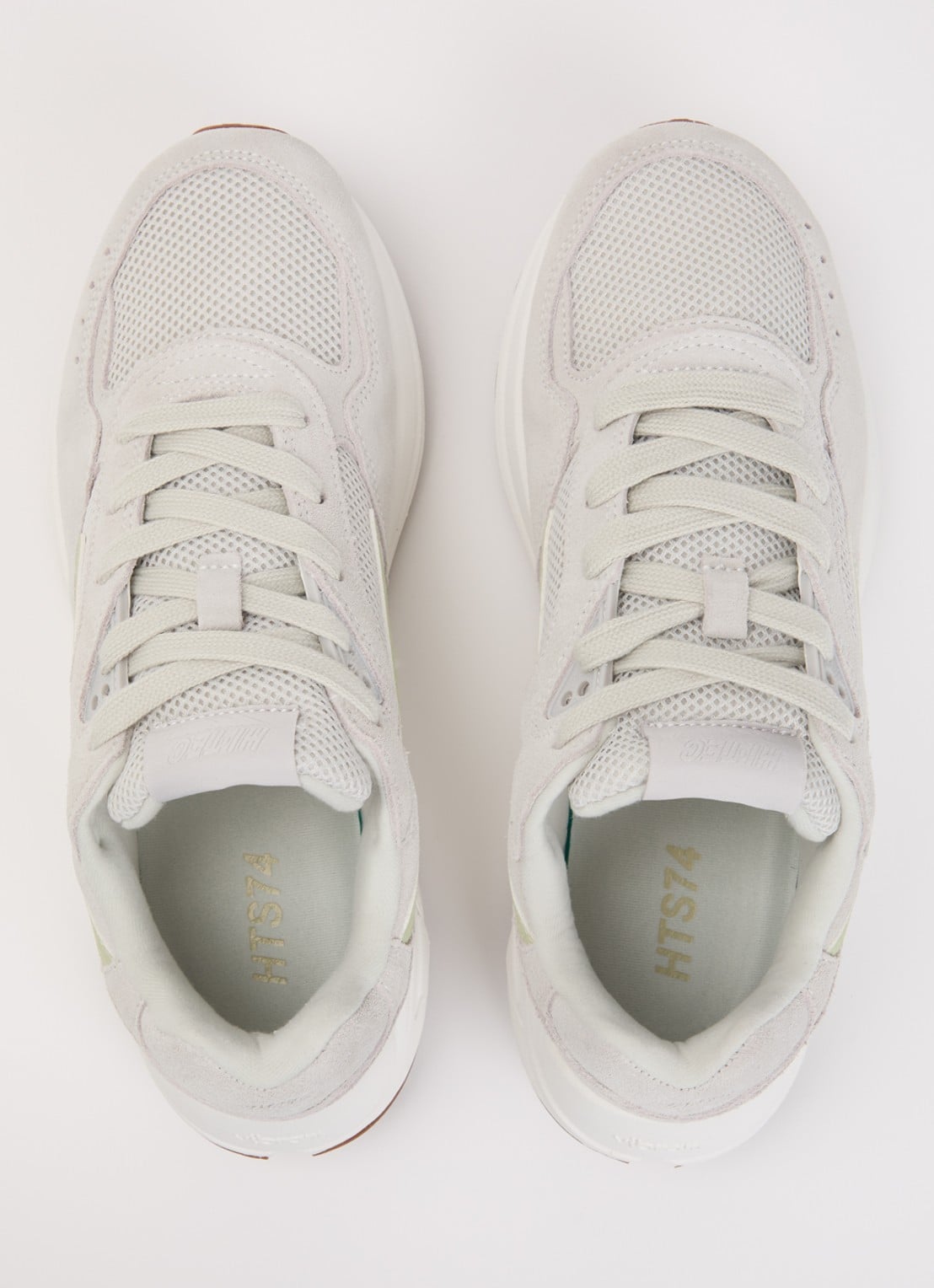 Hi-Tec HTS Shadow RGS sneaker van suède met details van mesh - detail 5 lichtgrijs
