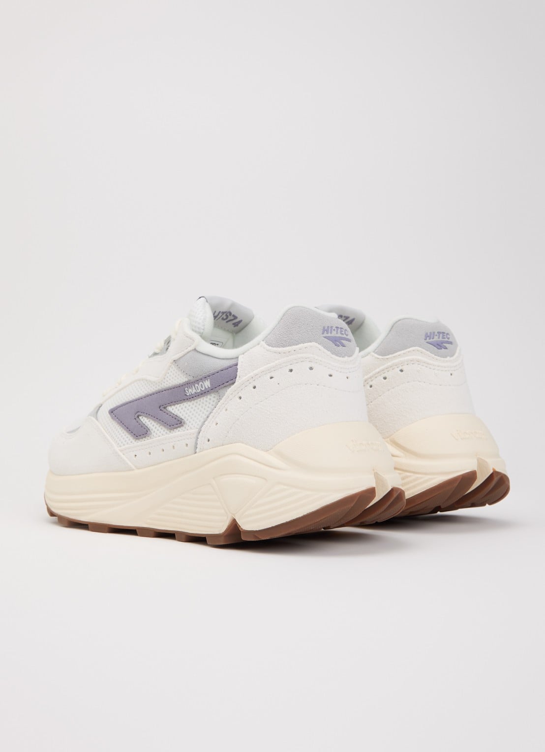 Hi-Tec HTS Shadow RGS sneaker van suède met details van mesh - achterkant 3 paars