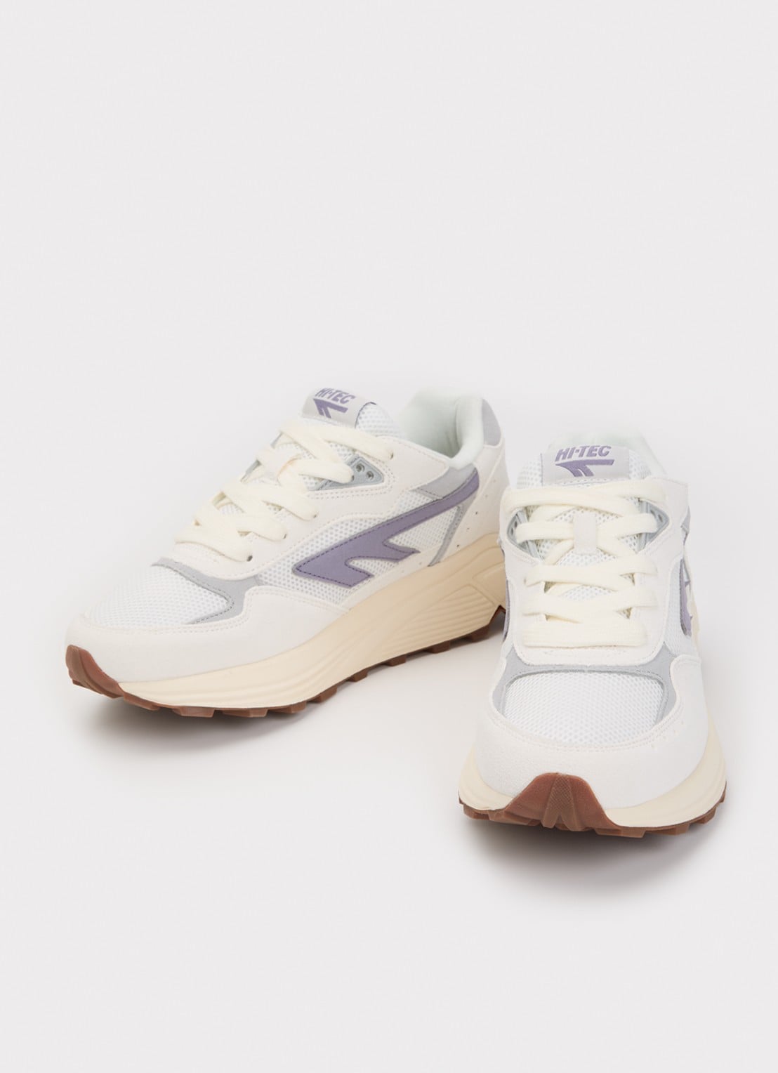 Hi-Tec HTS Shadow RGS sneaker van suède met details van mesh - detail 4 paars