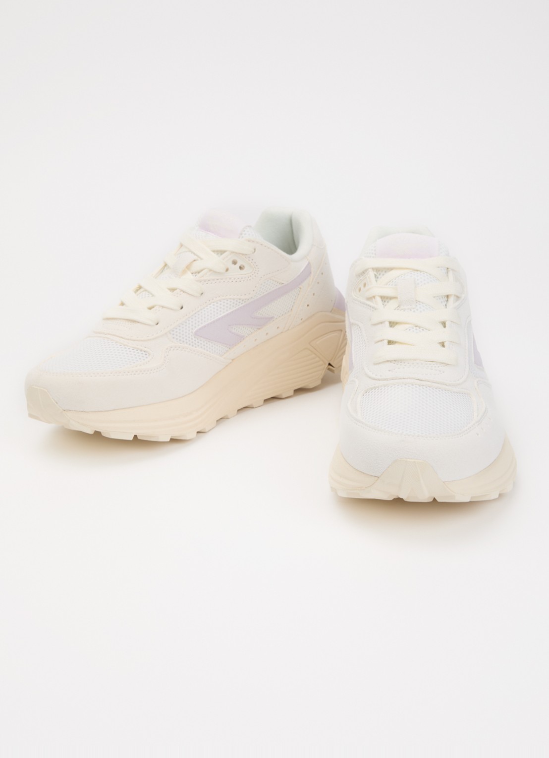 Hi-Tec HTS Shadow RGS sneaker van suède met details van mesh - detail 3 lila