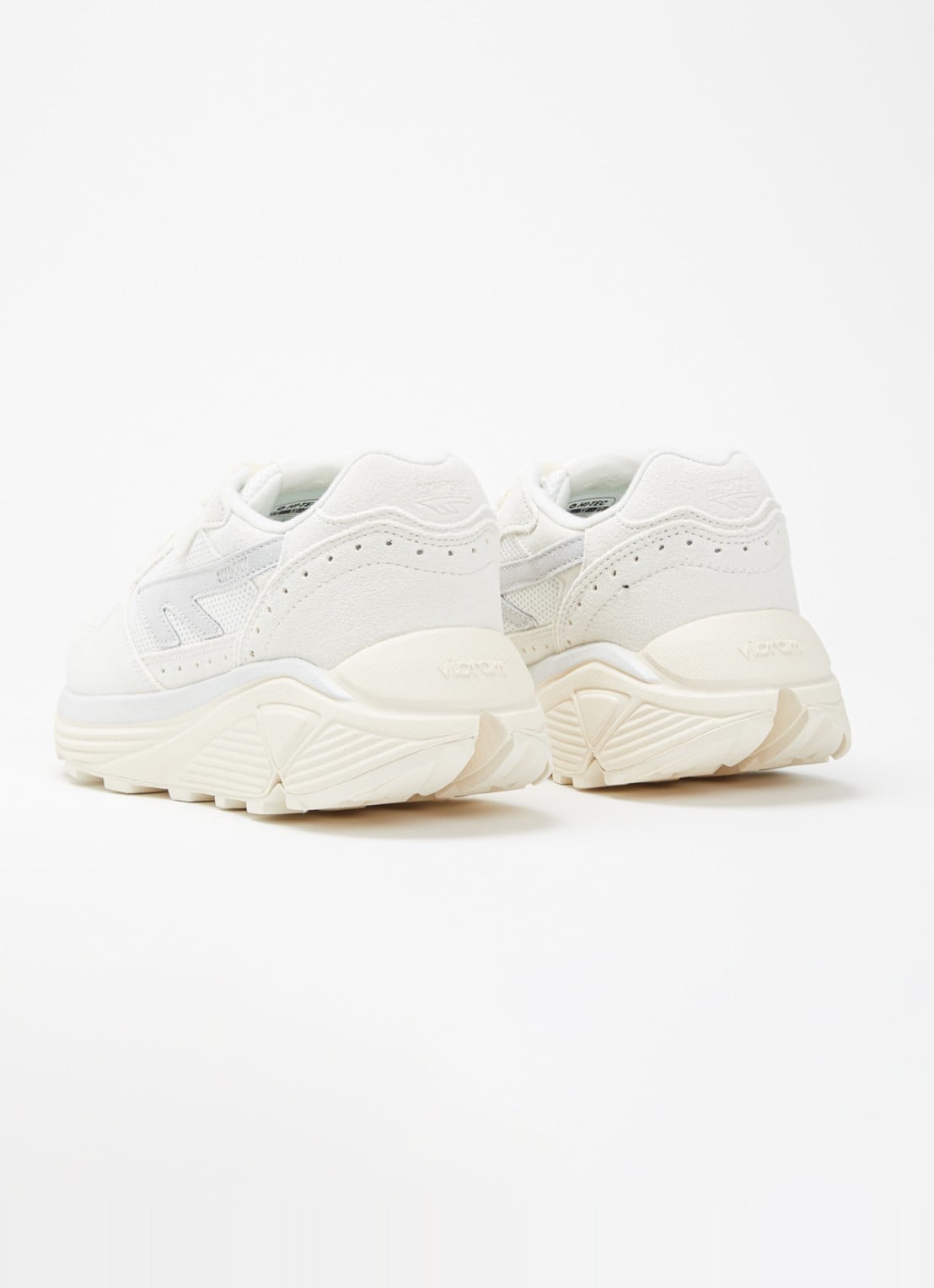 Hi-Tec HTS Shadow RGS sneaker van suède met details van mesh - achterkant 3 lichtblauw