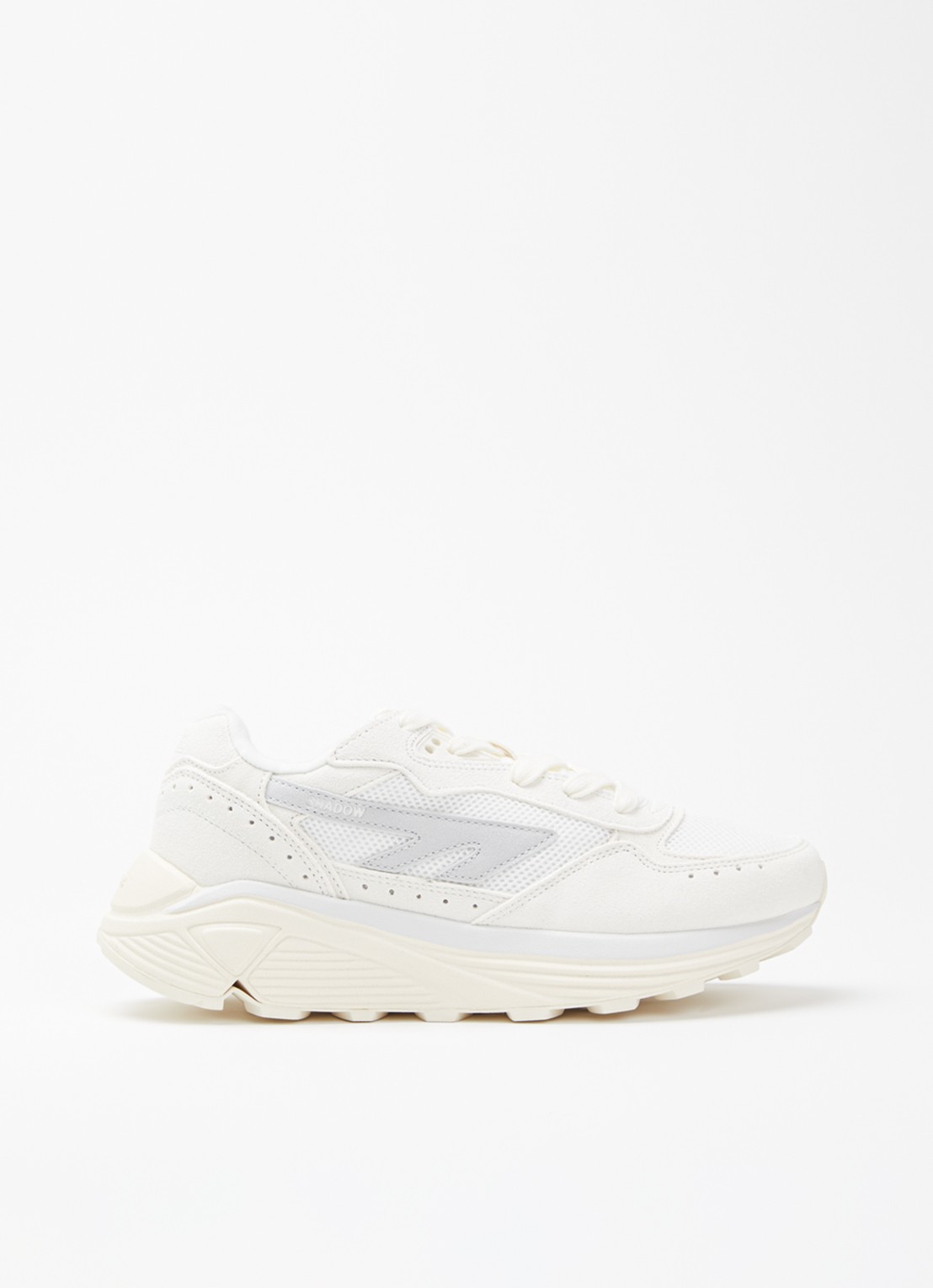 Hi-Tec HTS Shadow RGS sneaker van suède met details van mesh - voorkant lichtblauw