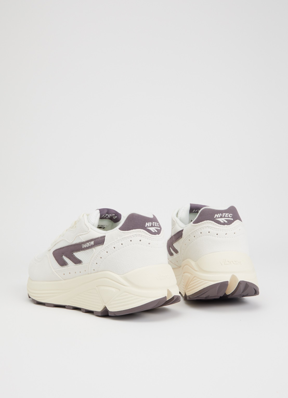 Hi-Tec HTS Shadow RGS sneaker van suède met details van mesh - achterkant wit
