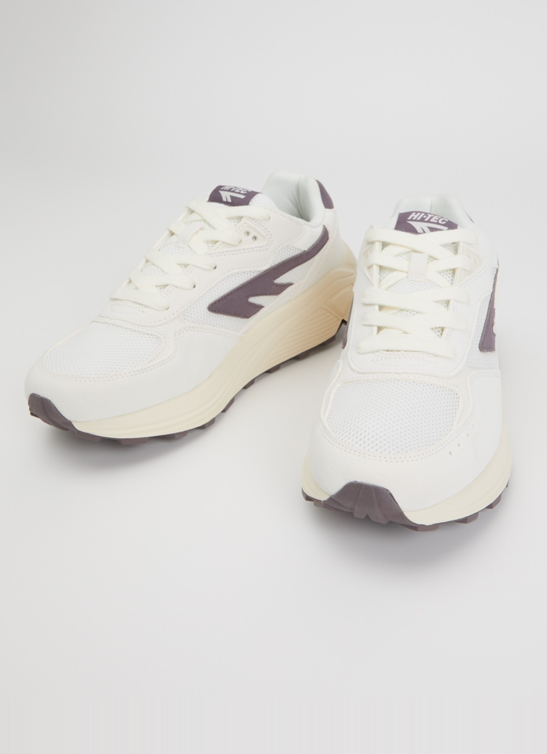 Hi-Tec HTS Shadow RGS sneaker van suède met details van mesh - detail 2 wit