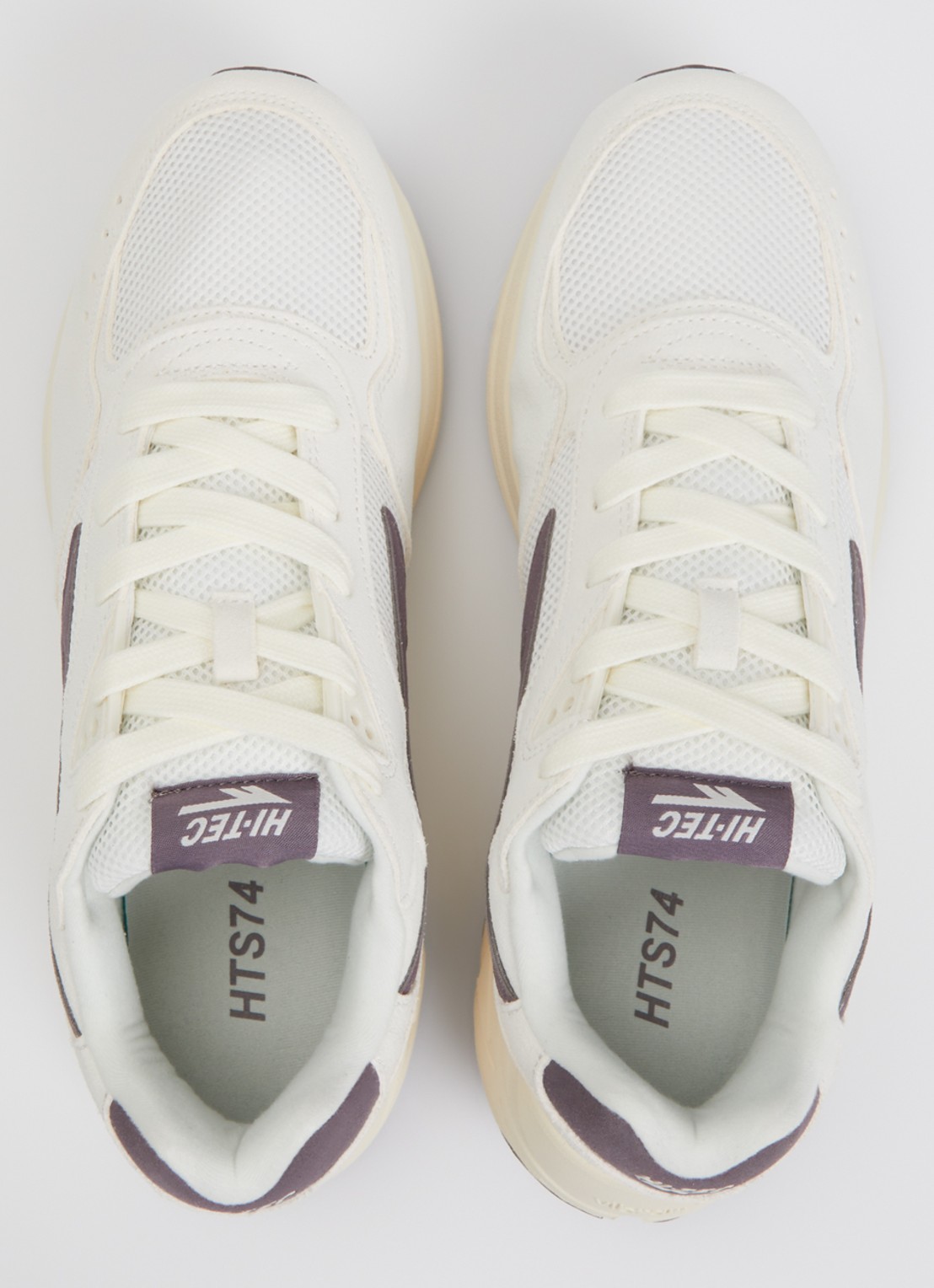 Hi-Tec HTS Shadow RGS sneaker van suède met details van mesh - detail 3 wit