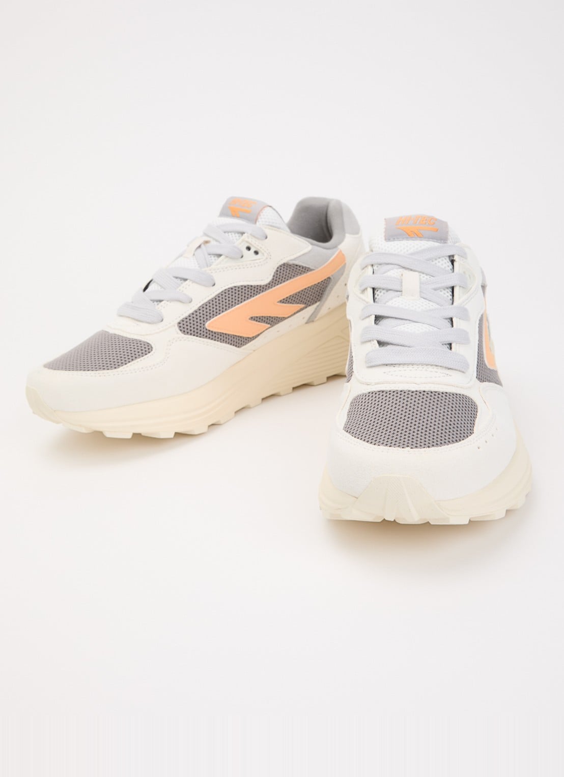 Hi-Tec HTS Shadow RGS sneaker van suède met details van mesh - detail 3 oranje