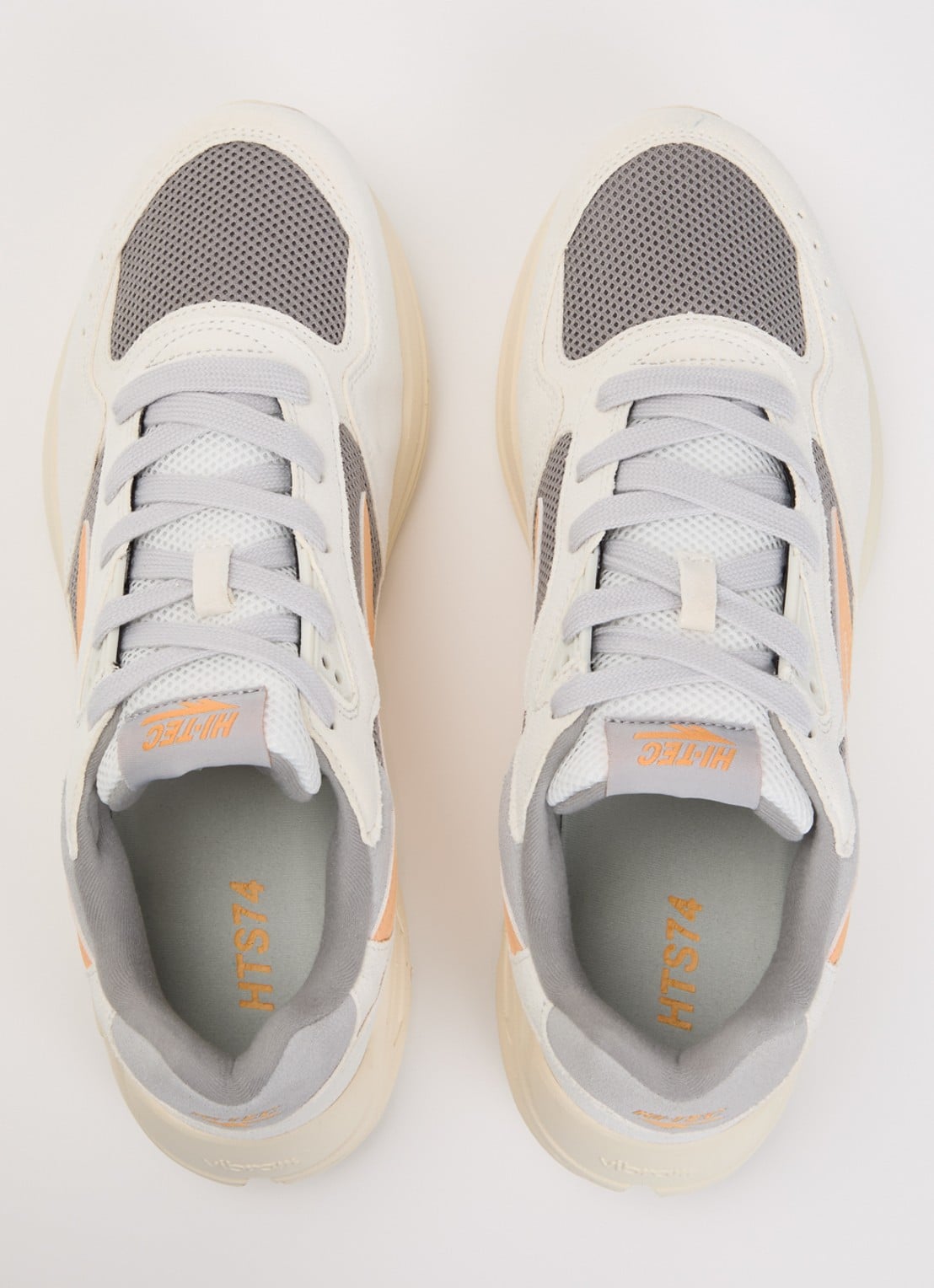 Hi-Tec HTS Shadow RGS sneaker van suède met details van mesh - detail 4 oranje