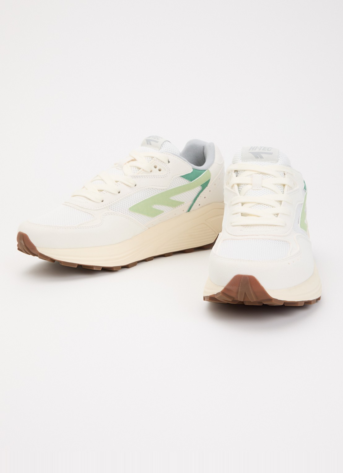 Hi-Tec HTS Shadow RGS sneaker van suède met details van mesh - detail 3 lichtgroen