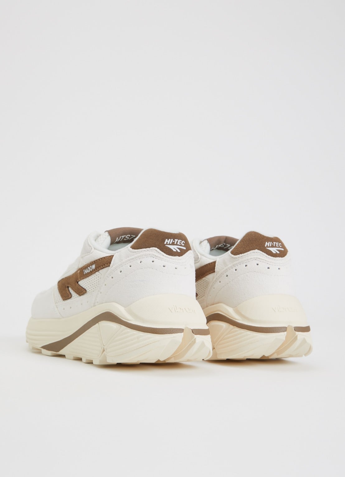 Hi-Tec HTS Shadow RGS sneaker van suède met mesh details - achterkant 4 gebroken wit