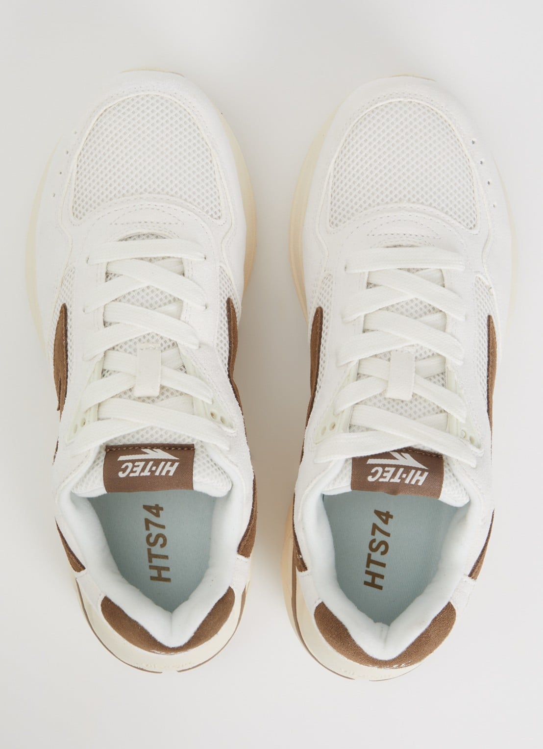 Hi-Tec HTS Shadow RGS sneaker van suède met mesh details - detail 2 gebroken wit
