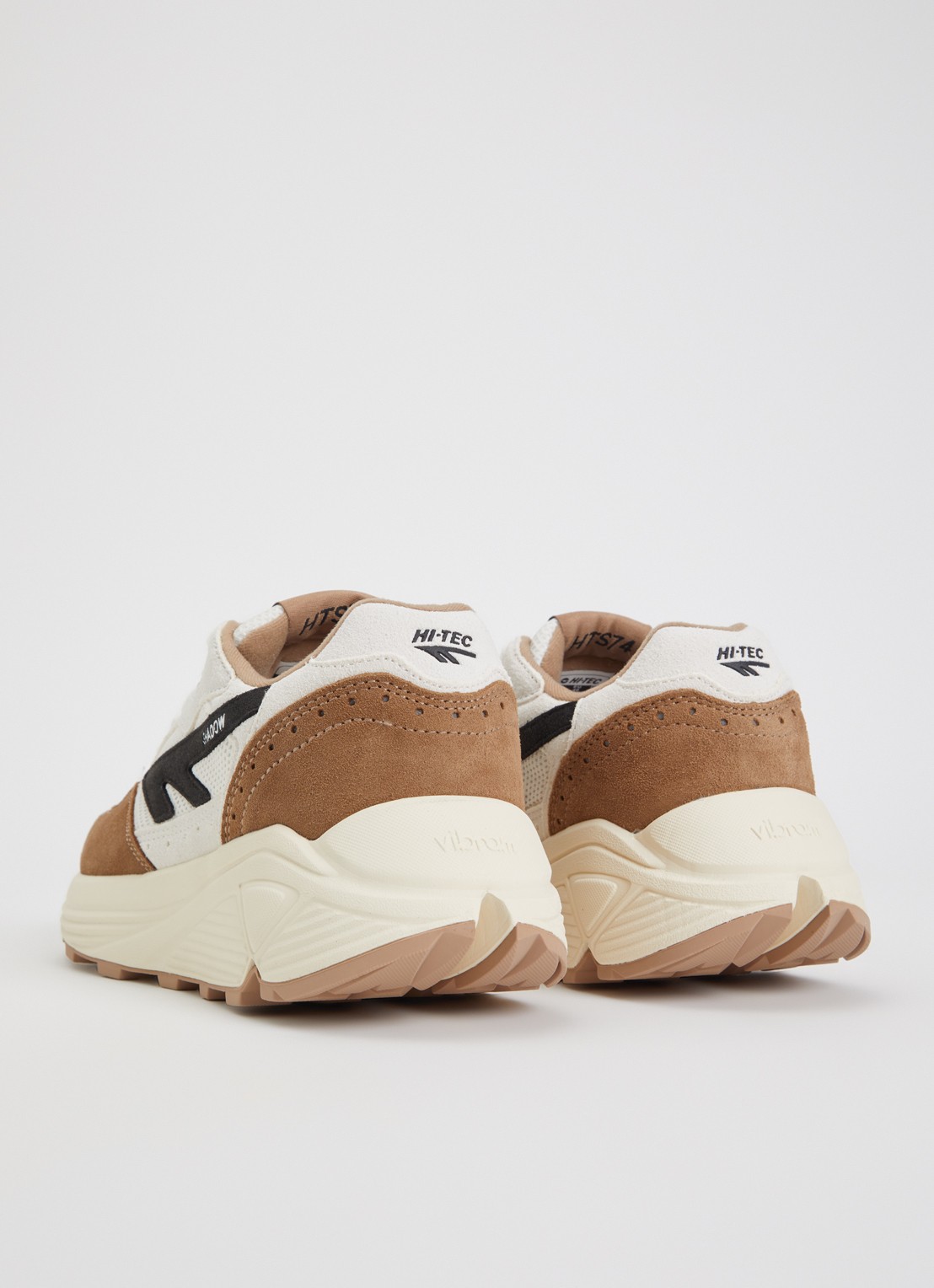Hi-Tec HTS Shadow RGS sneaker van suède met mesh details - achterkant 5 lichtbruin