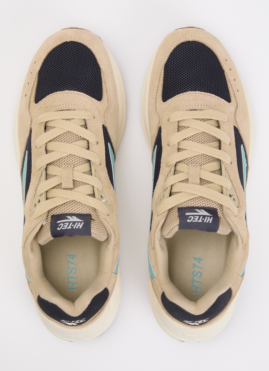 Hi-Tec HTS Shadow RGS sneaker van suède met mesh details - detail 4 zand