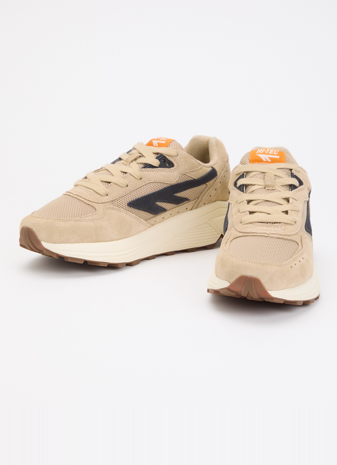 Hi-Tec HTS Shadow RGS sneaker van suède met mesh details - detail 3 camel