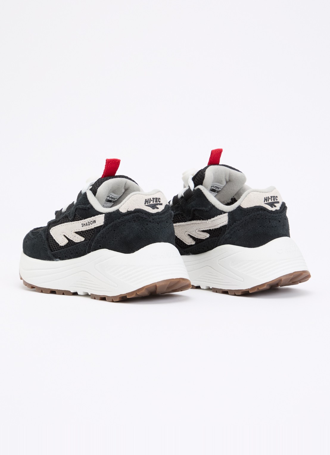 Hi-Tec HTS Shadow sneaker met suède details - achterkant zwart