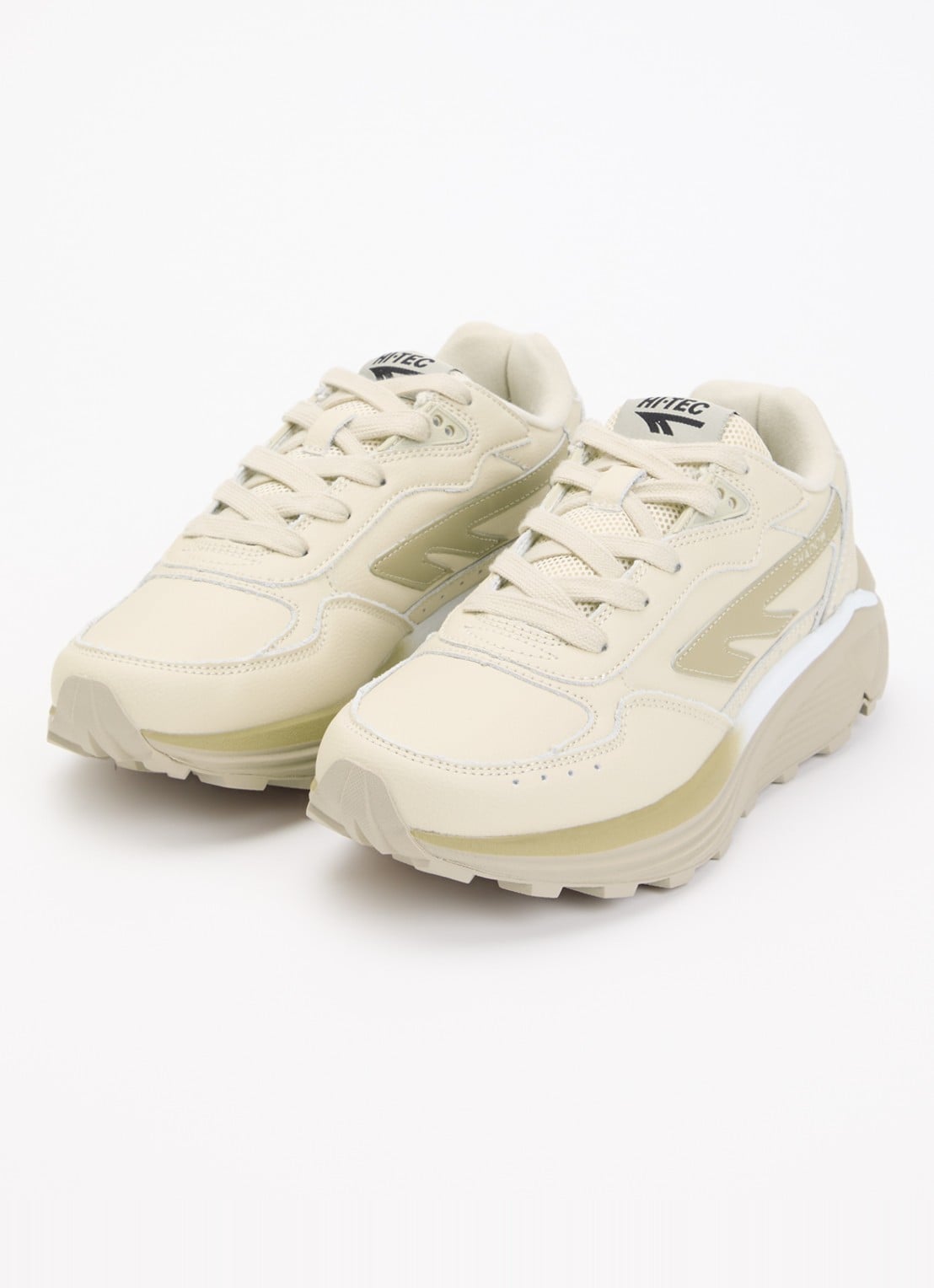 Hi-Tec Hts Shadow sneakers van leer - detail 3 olijfgroen