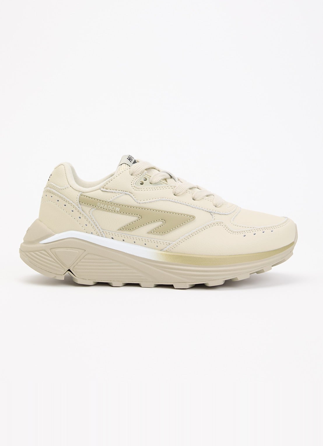 Hi-Tec Hts Shadow sneakers van leer - voorkant olijfgroen