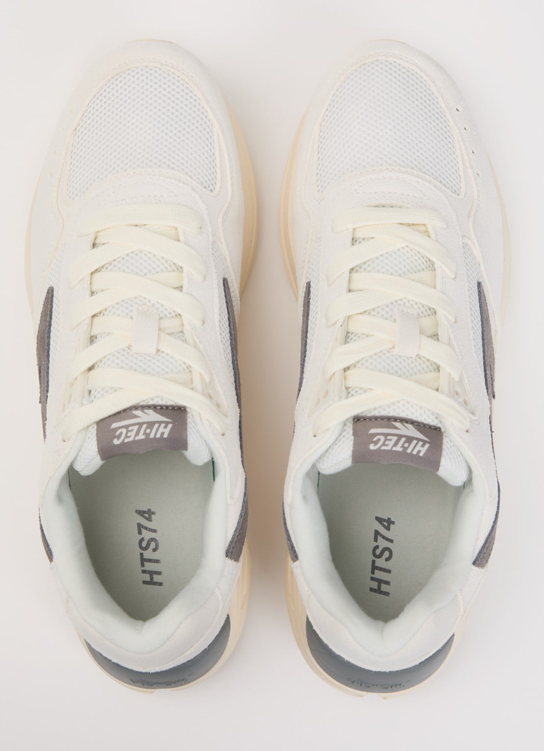 Hi-Tec Sneaker van suède met logo - detail 4 grijs