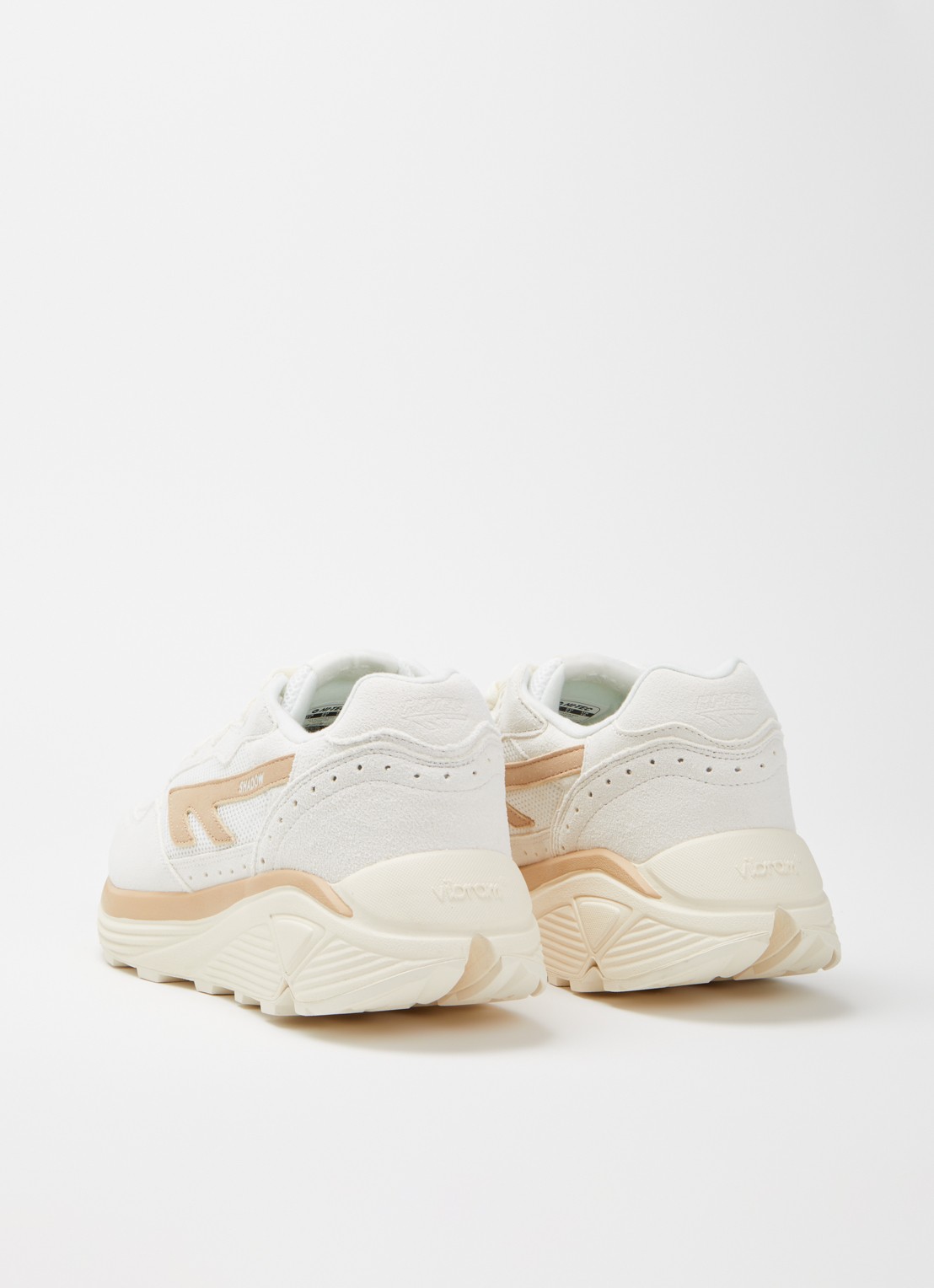 Hi-Tec Sneaker van suède met logo - achterkant hazelnootbruin