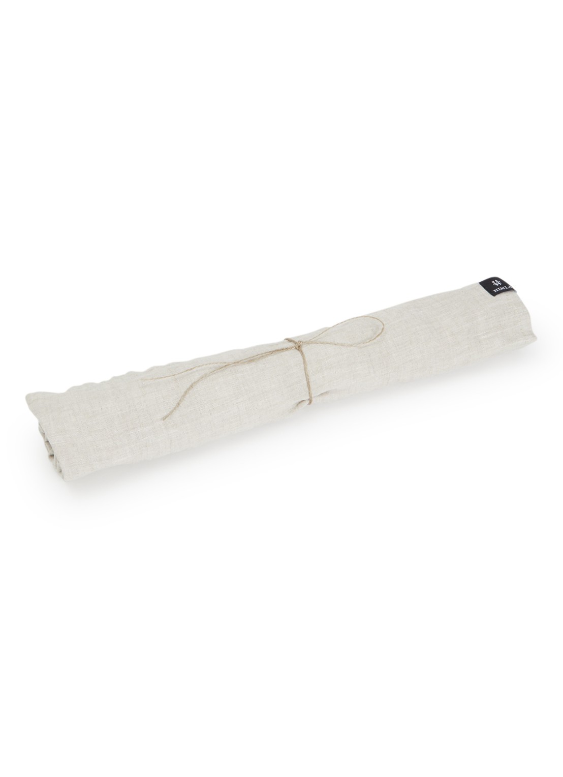 Himla Sunshine tafelloper van linnen 145 x 50 cm - voorkant beige
