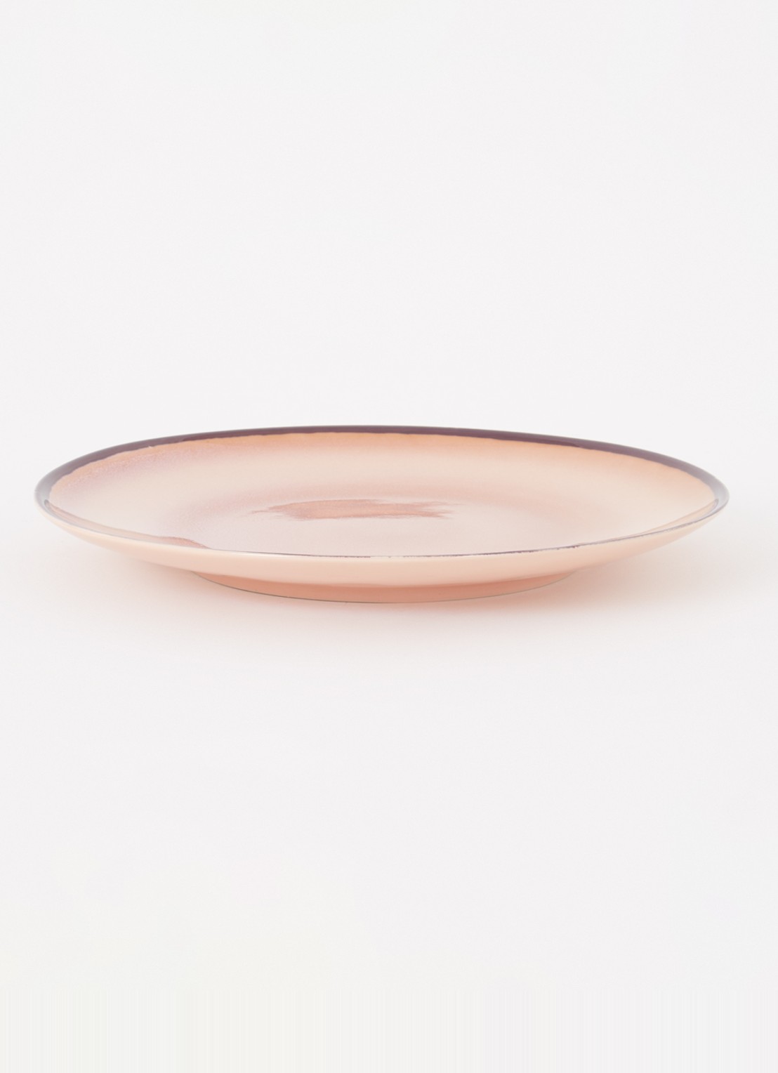 HKliving 70's Bedrock dinerbord 29 cm set van 2 - detail 4 roze