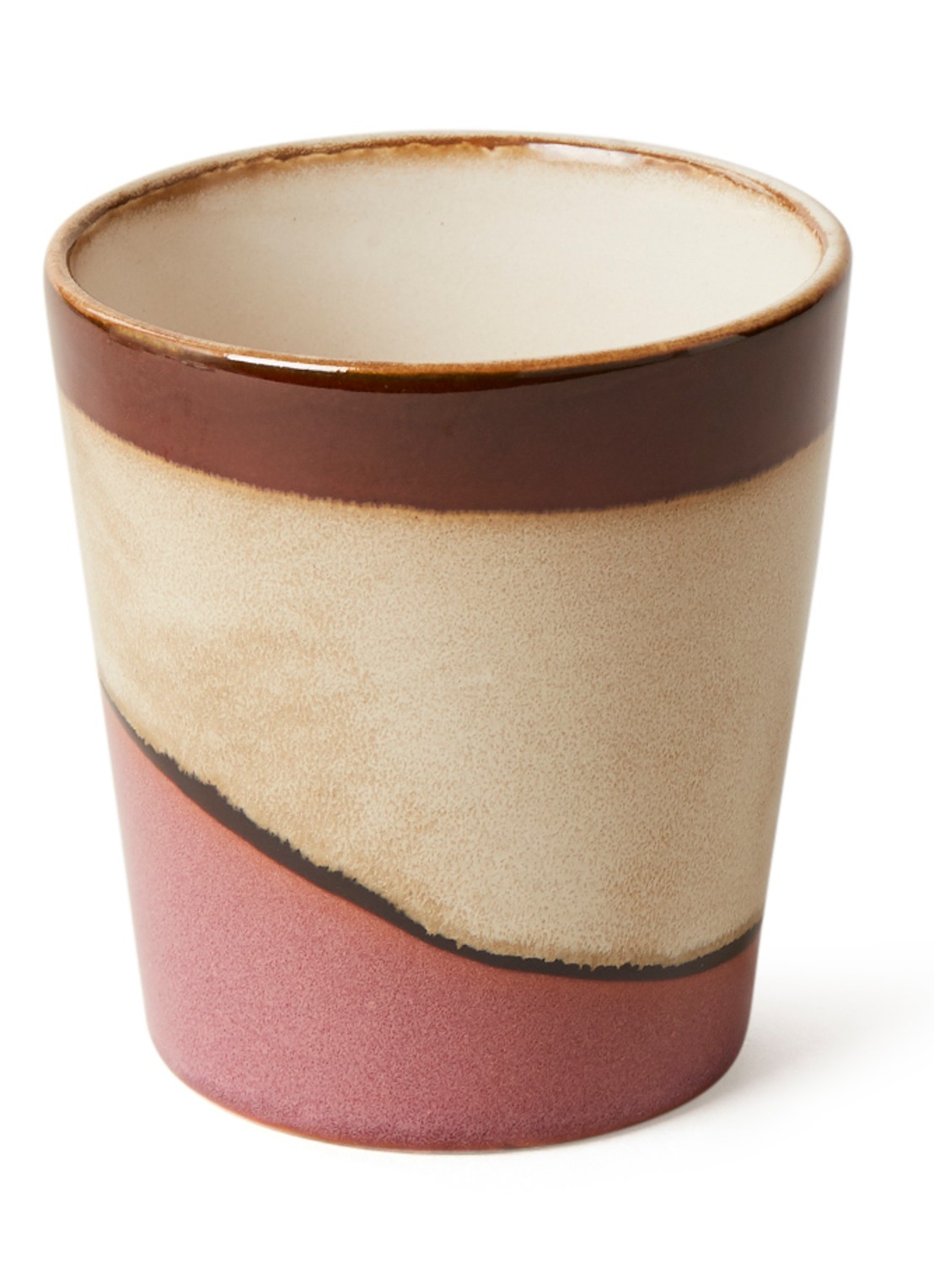 HKliving 70's Dunes kopje 18 cl - voorkant beige