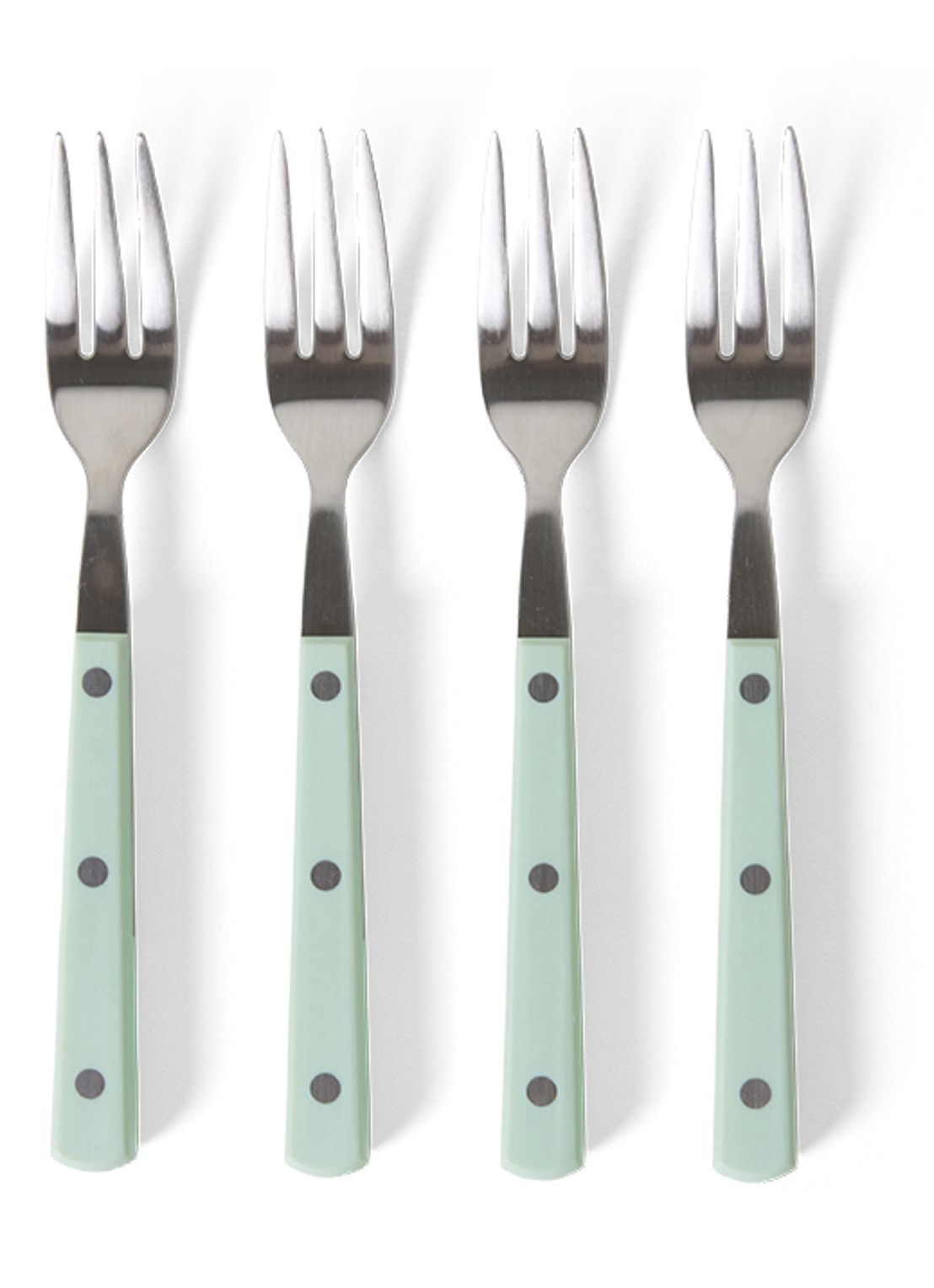 HKliving 70's gebaksvork set van 4 - voorkant mint