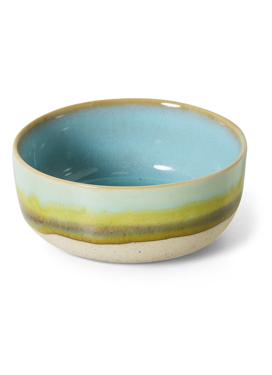 HKliving 70's Glint kom 12,5 cm - detail 3 groen
