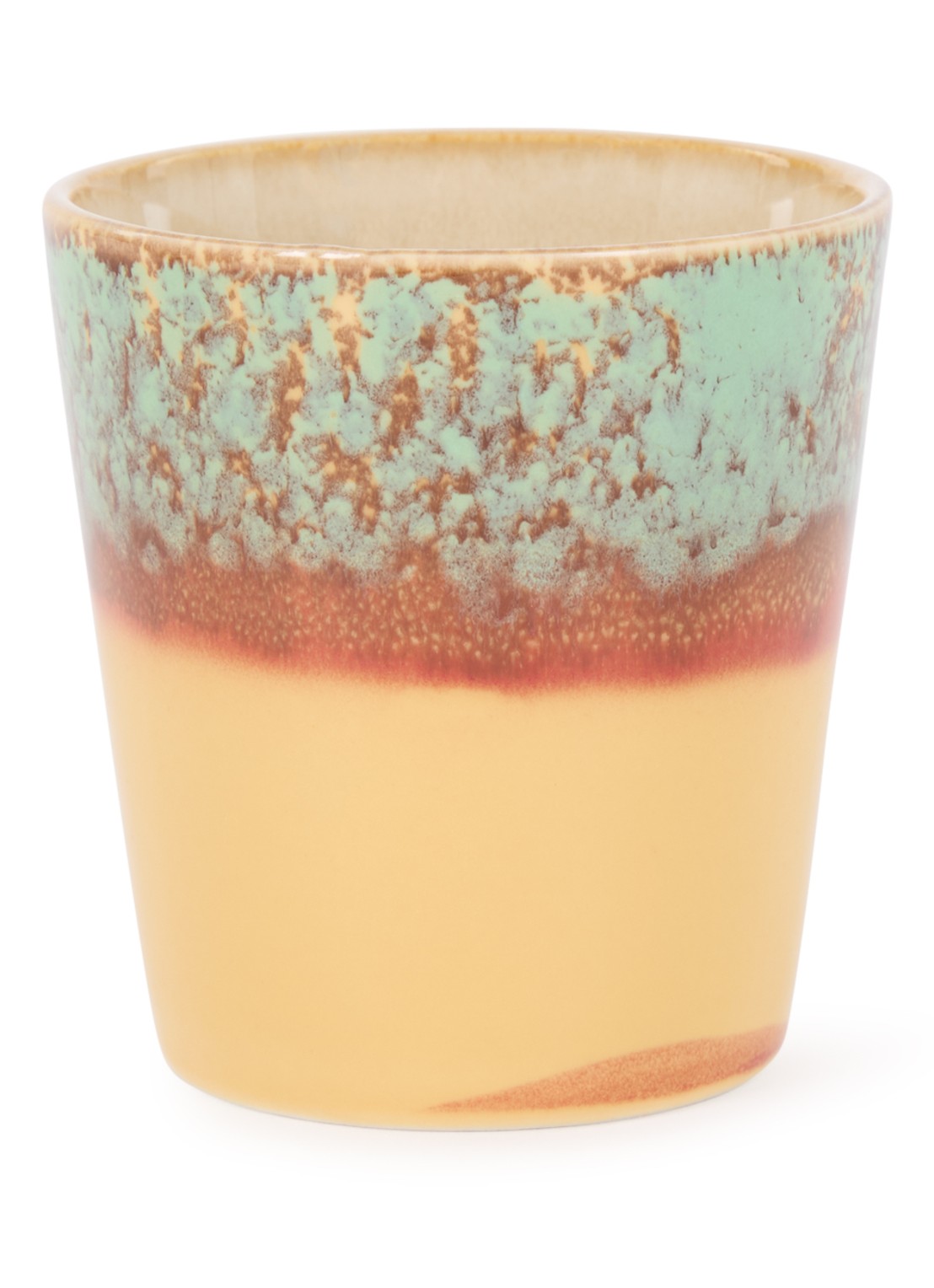 HKliving 70's kopje 18 cl - voorkant multicolor