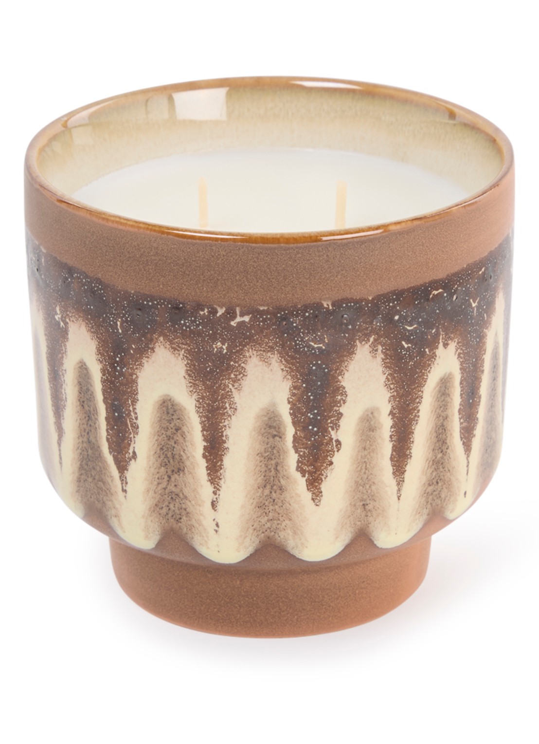 HKliving 70's Kyoto geurkaars 752 gram - voorkant bruin