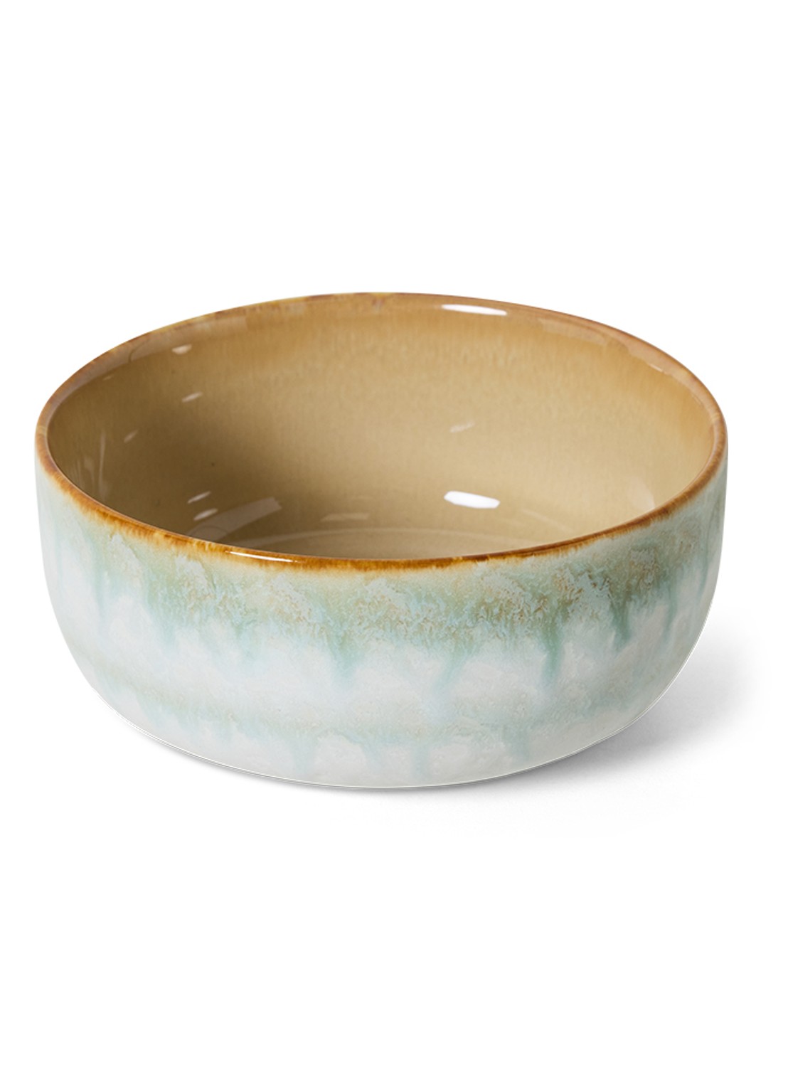 HKliving 70's Petal kom 12,5 cm - detail lindegroen