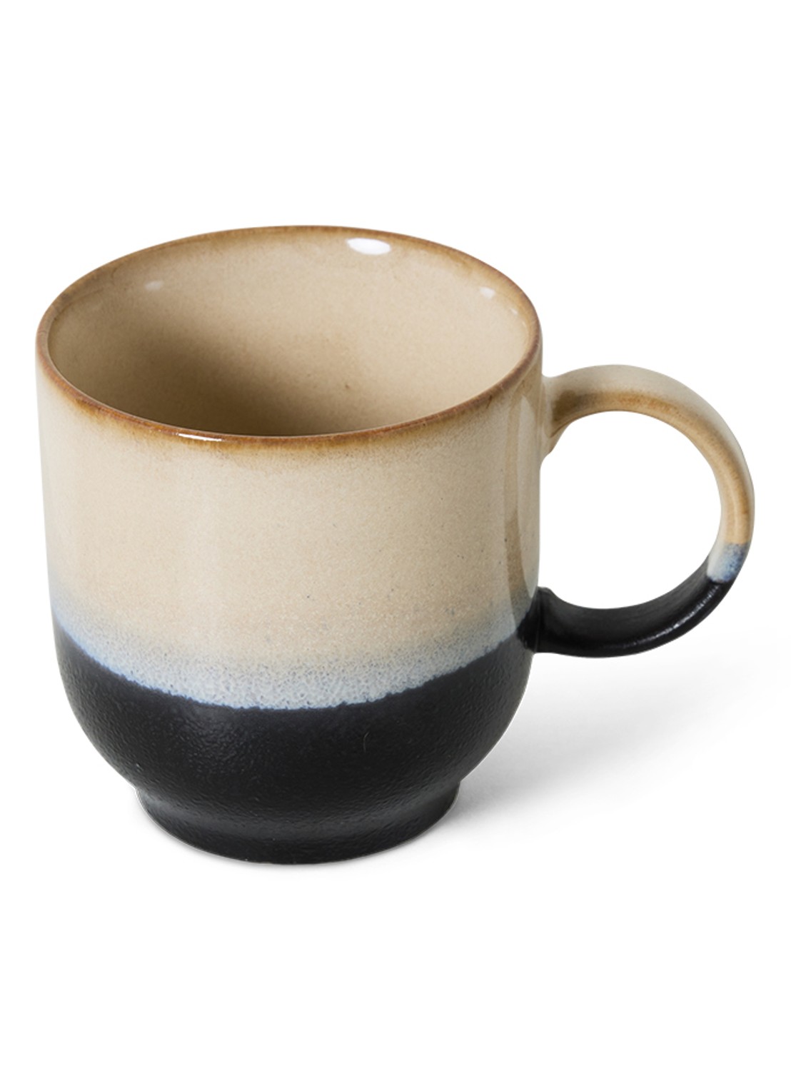 HKliving 70's Rock kopje 25 cl - detail beige