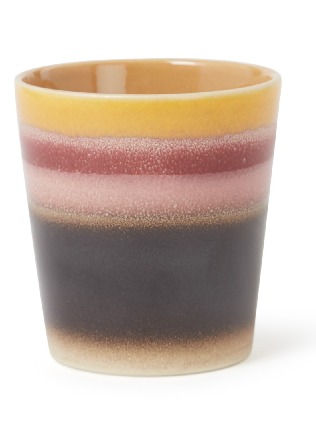 HKliving 70's Sunset koffiekopje 23 cl - voorkant multicolor