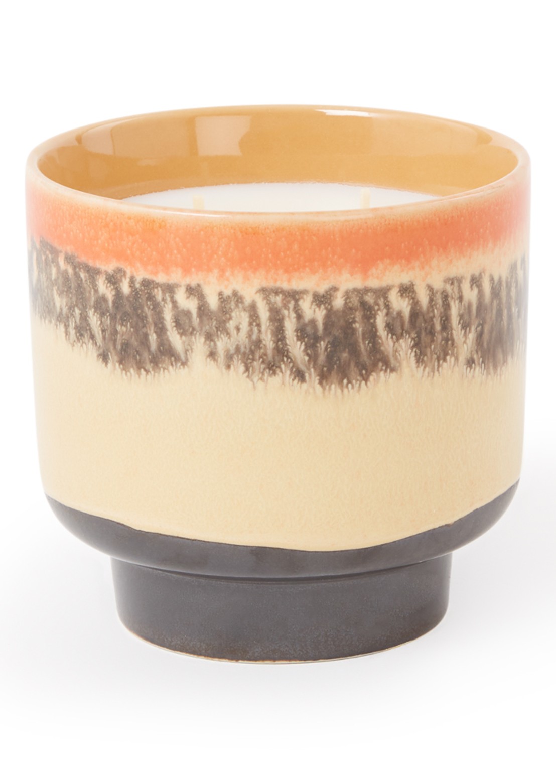 HKliving 70's Tulum geurkaars 920 gram - voorkant multicolor