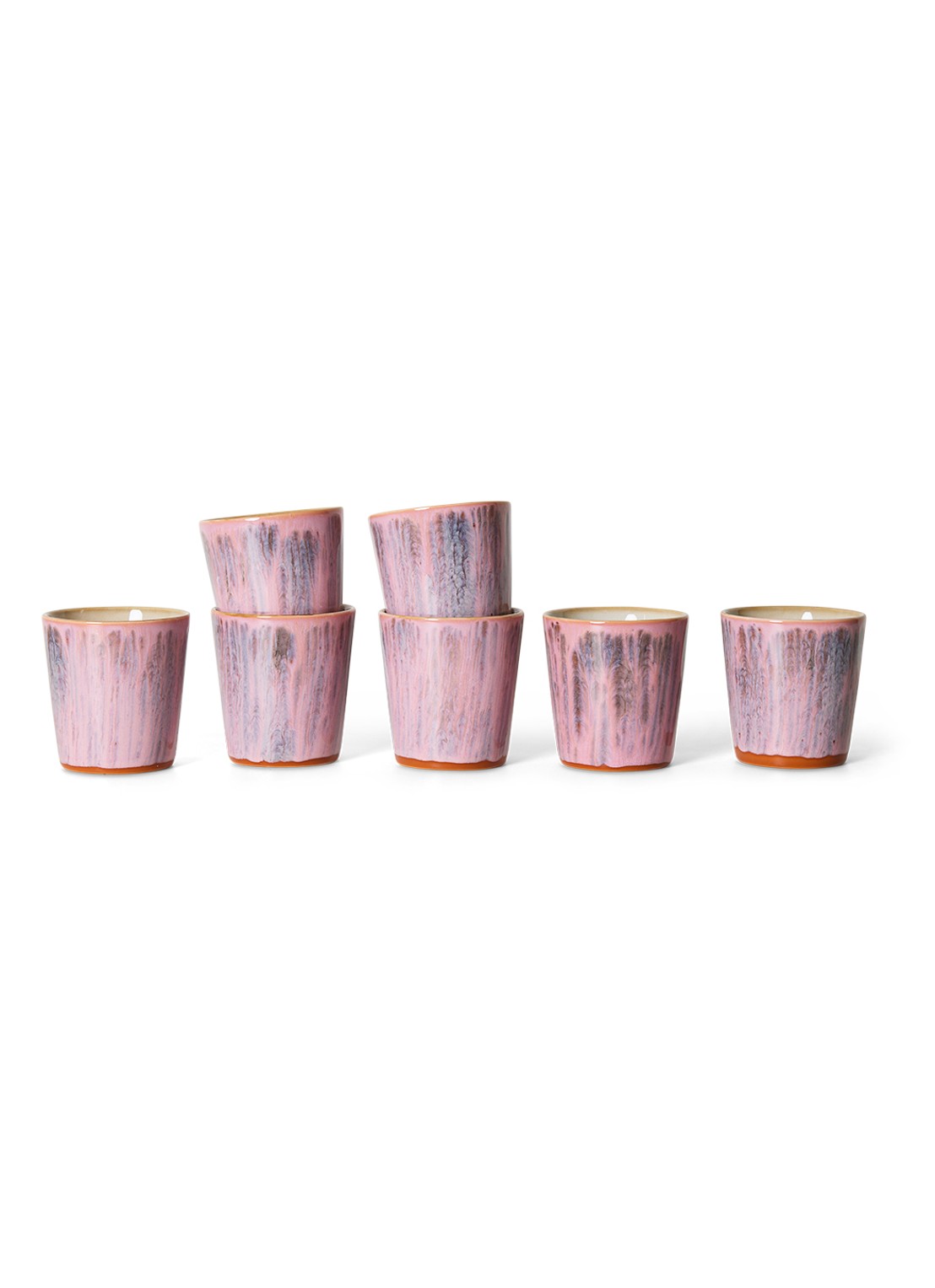 HKliving 70s Ceramics mok - achterkant 3 roze