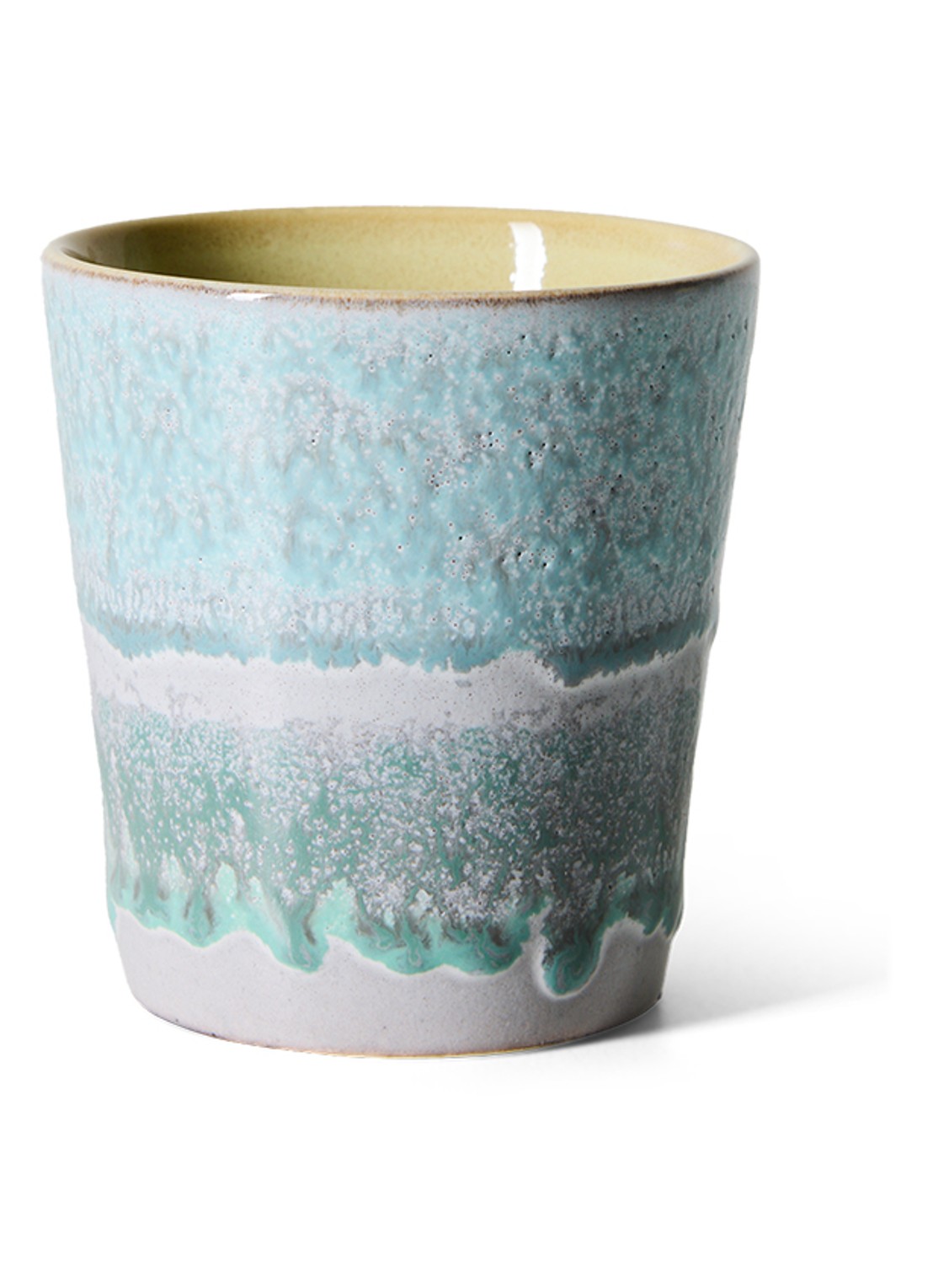 HKliving 70s Ceramics mok - voorkant blauw