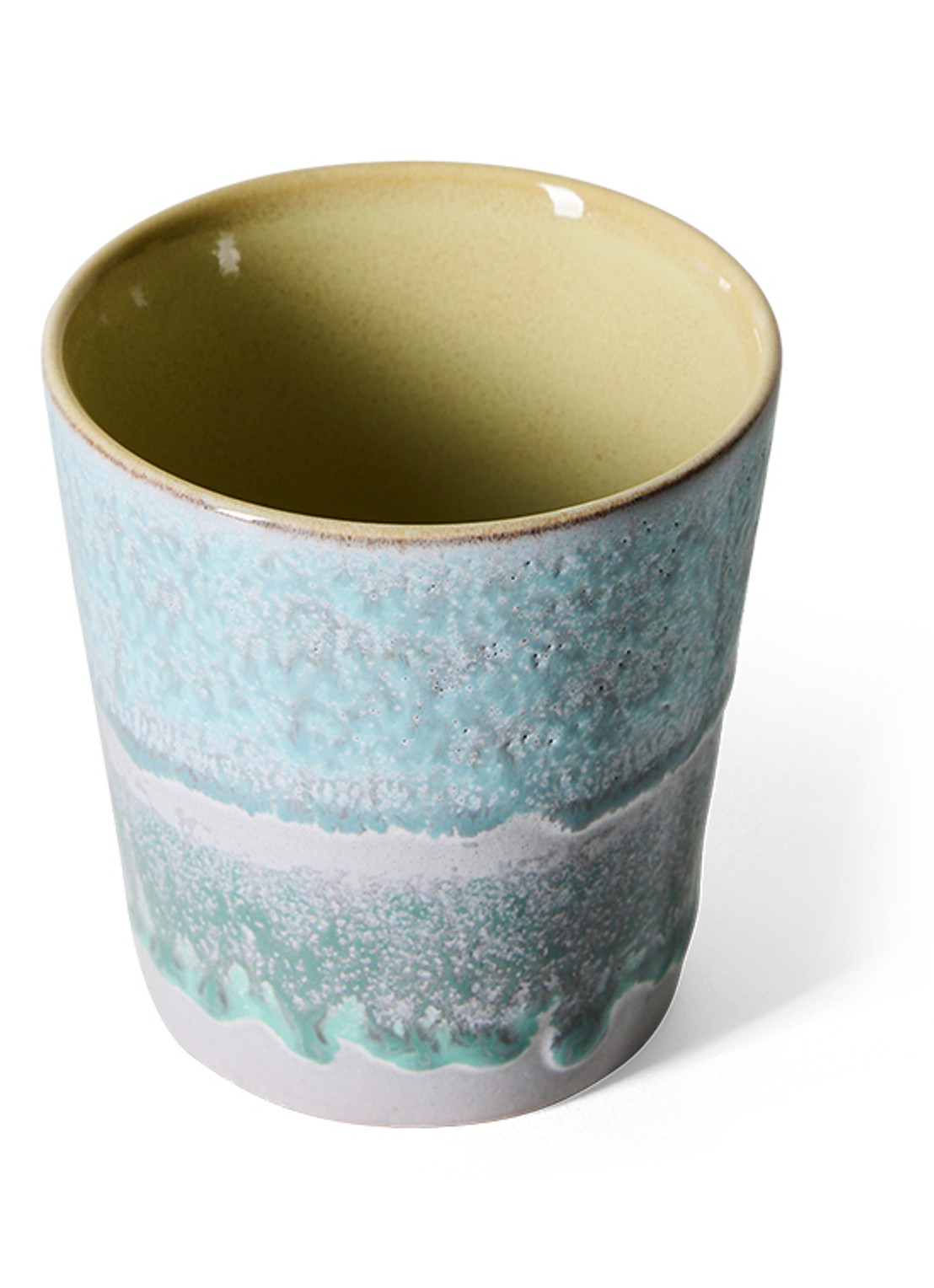 HKliving 70s Ceramics mok - voorkant 2 blauw