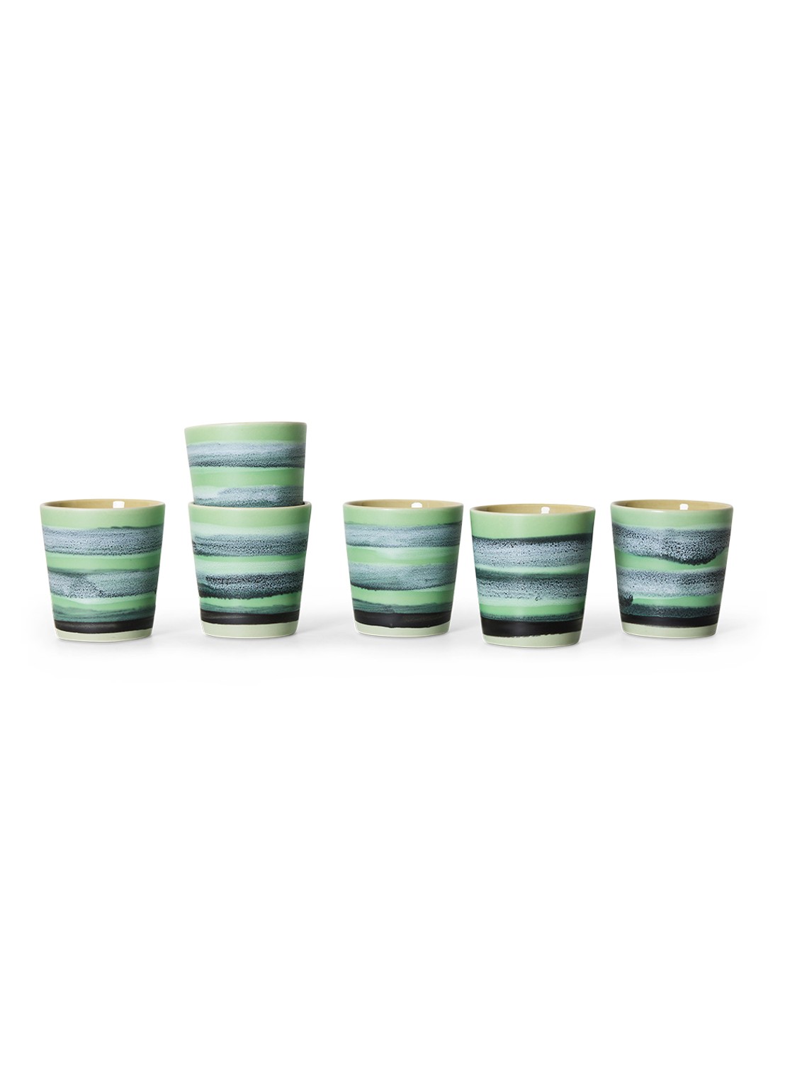 HKliving 70s Ceramics mok - achterkant multicolor