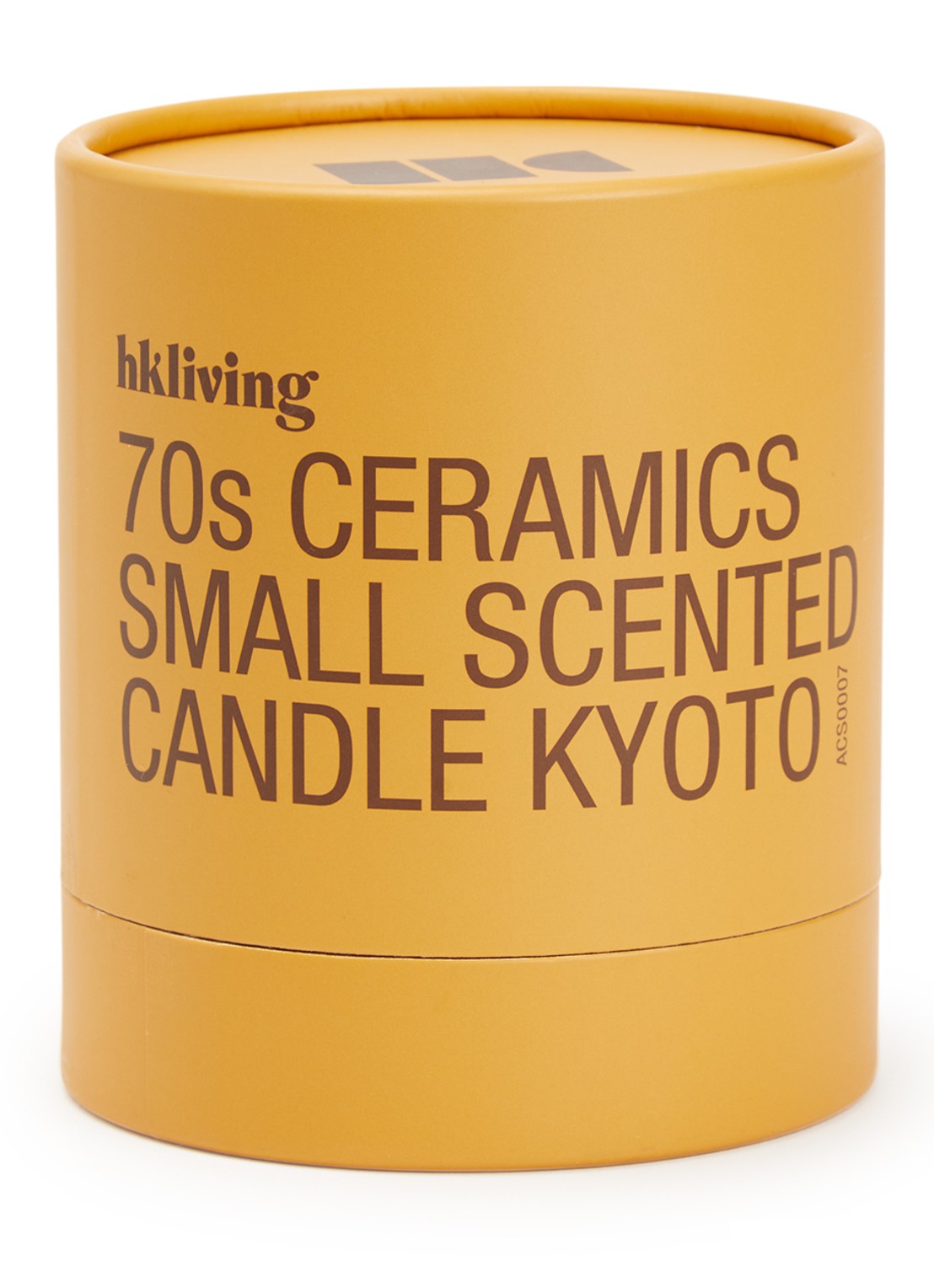 HKliving 70s Kyoto geurkaars 200 ml - voorkant 2 bruin