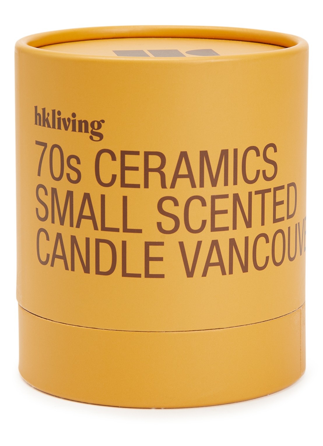HKliving 70s Vancouver geurkaars 200 ml - voorkant beige