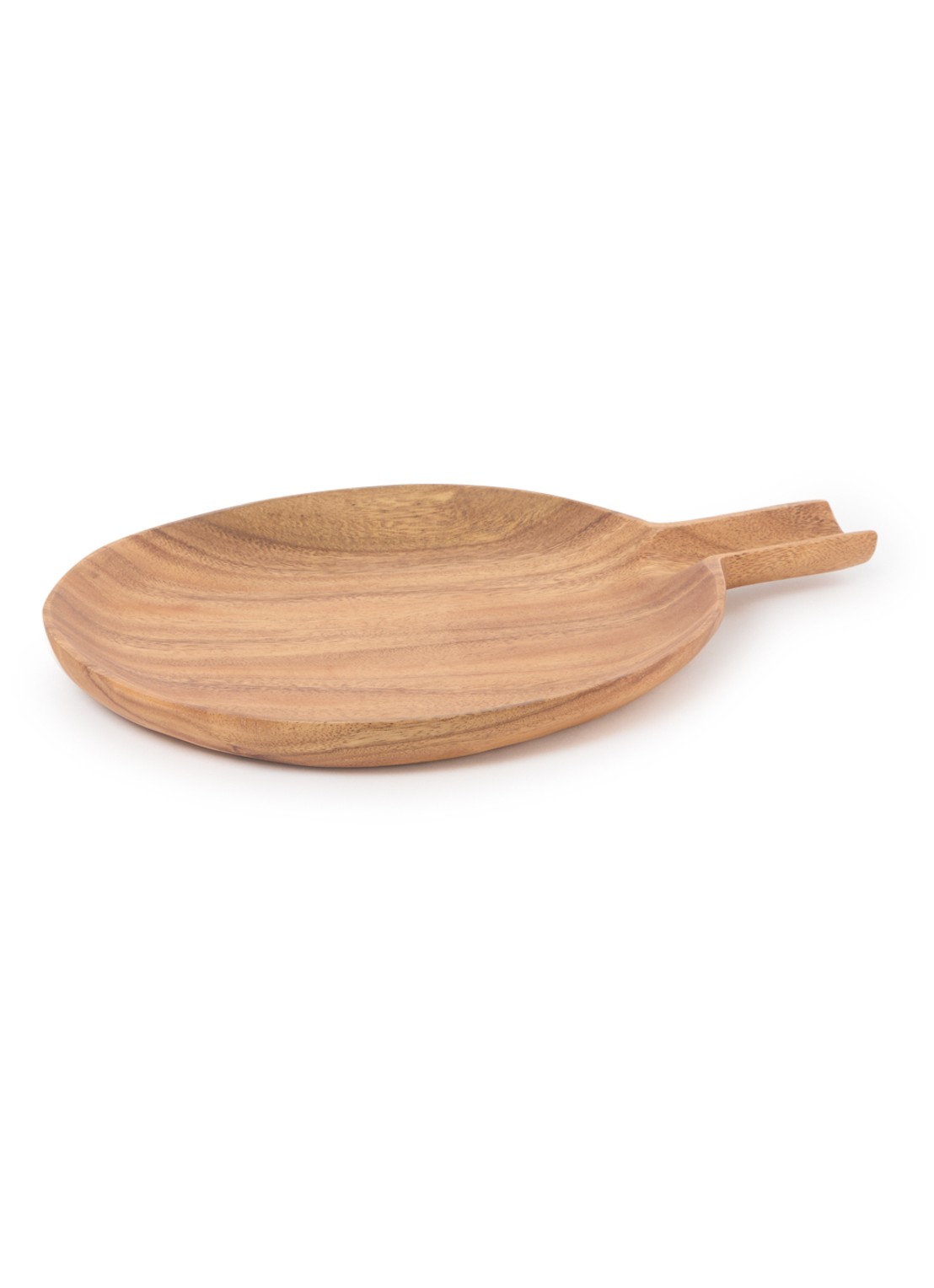 HKliving Acacia L serveerplank 33 x 25 cm - voorkant bruin