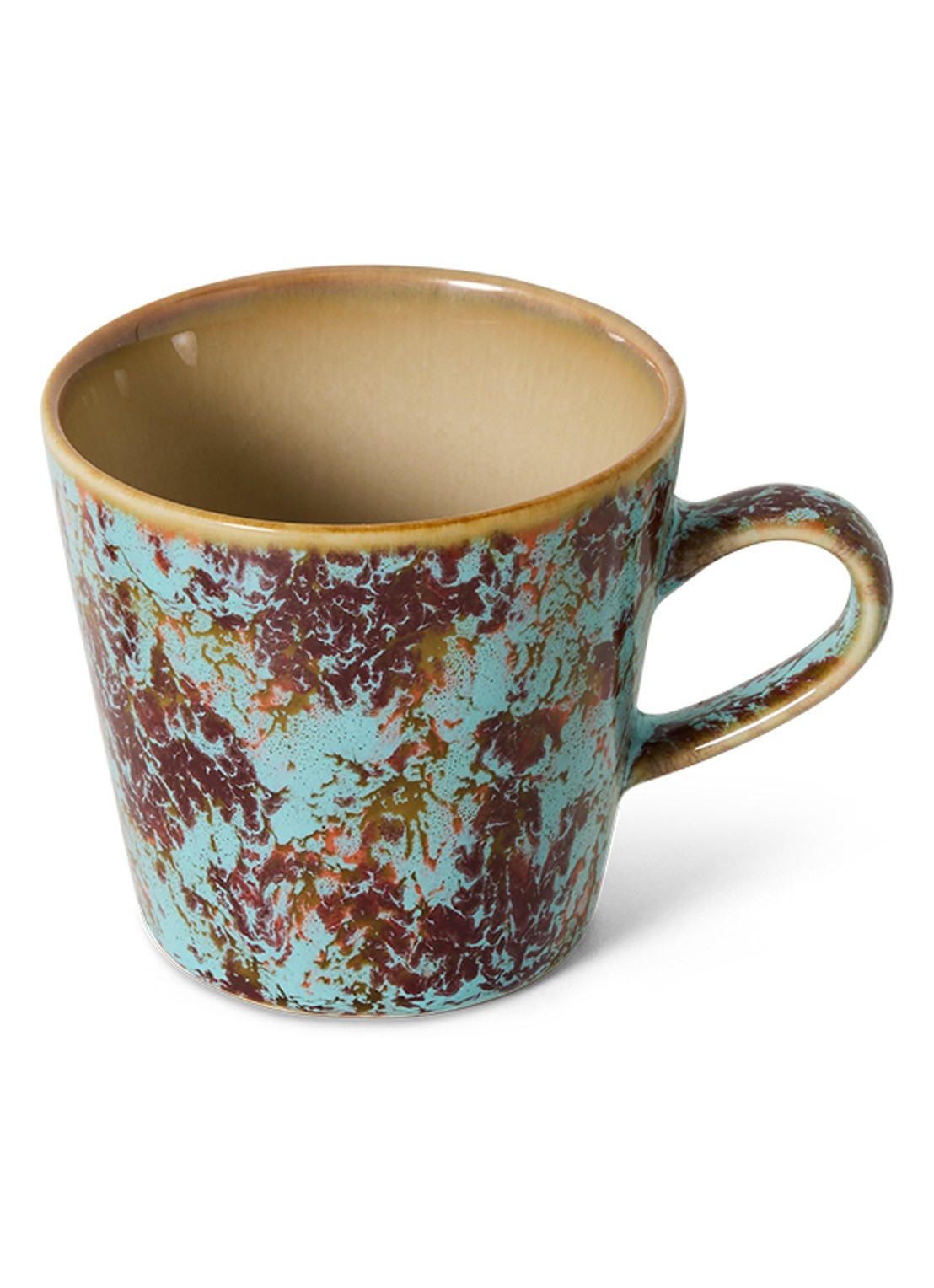 HKliving Americano mok 27 cl - detail bruin