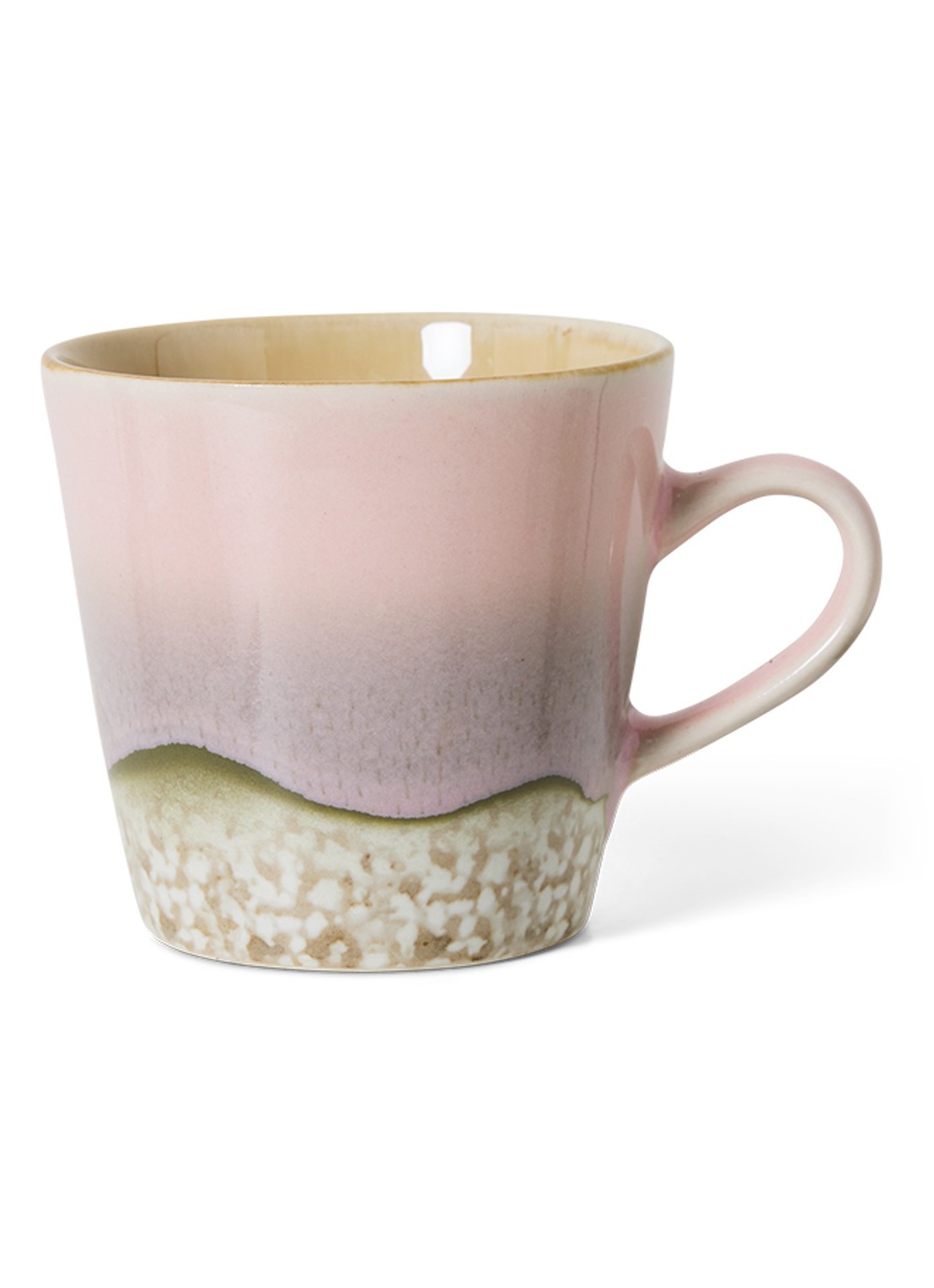 HKliving Americano mok 27 cl - voorkant roze