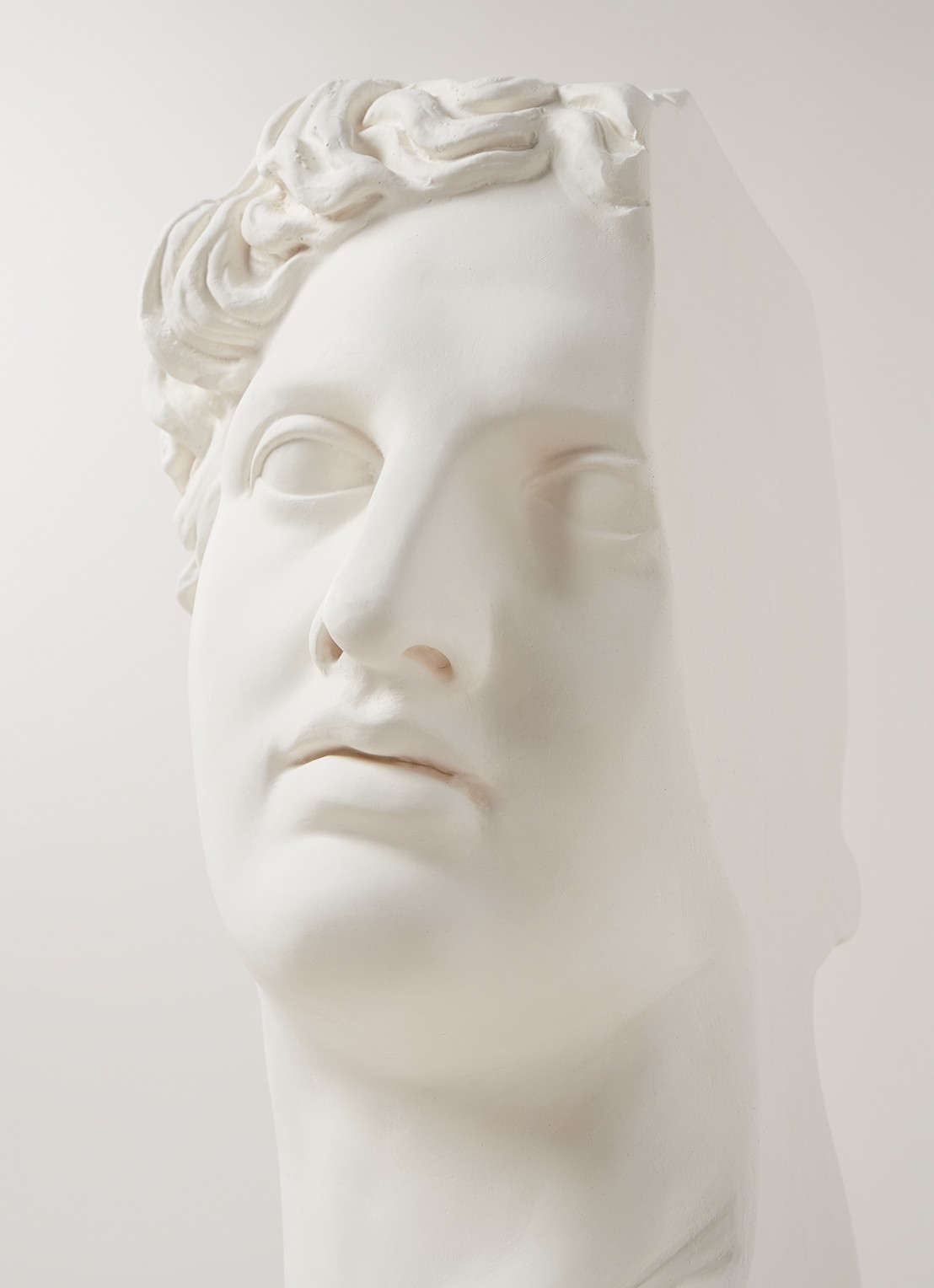HKliving Apollo ornament 41 cm - detail gebroken wit