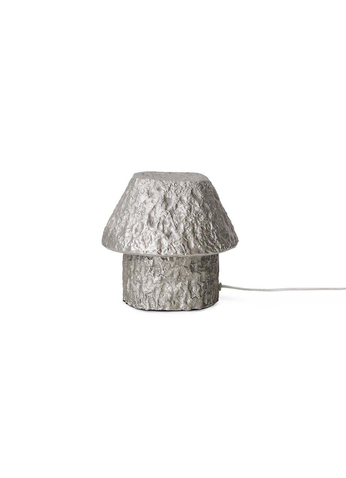HKliving Artefact tafellamp 20 cm - voorkant 4 zilver