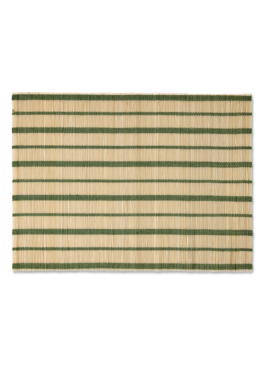 HKliving Bamboo placemat 45 x 33 cm - voorkant 3 groen